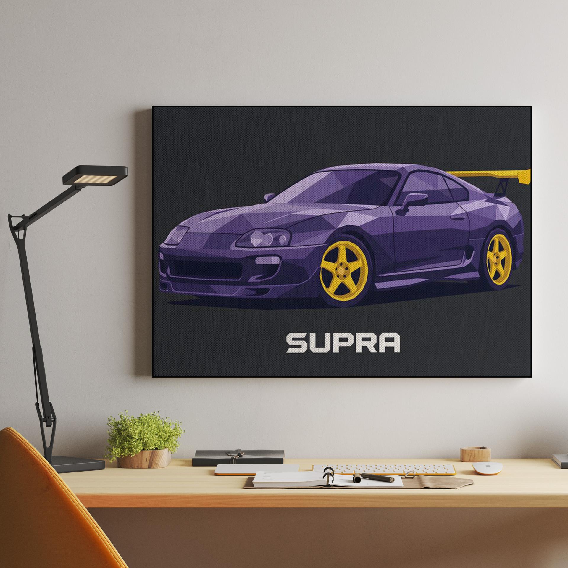 Low Poly Toyota Supra A80