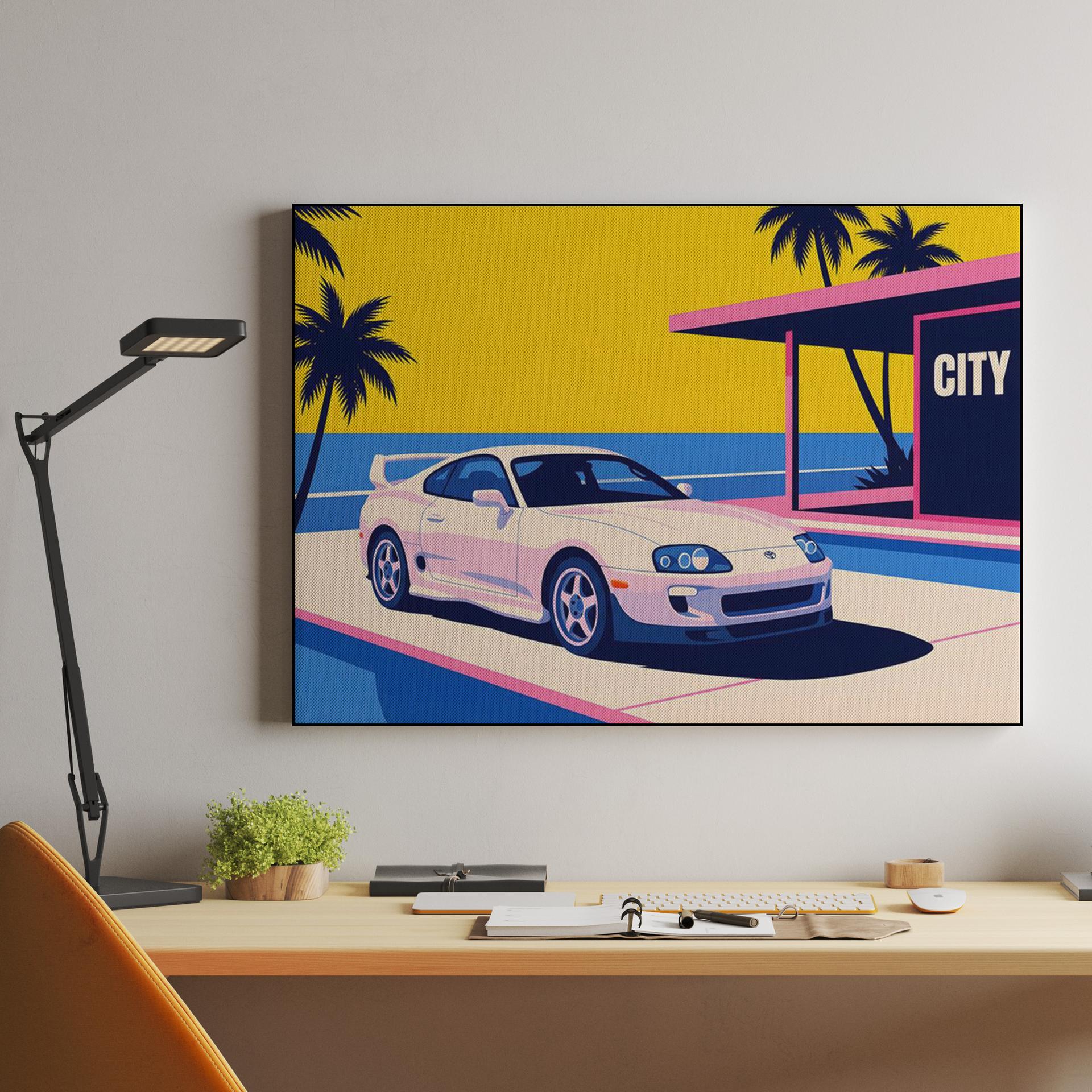 City Pop Supra: Coastal JDM Horizon