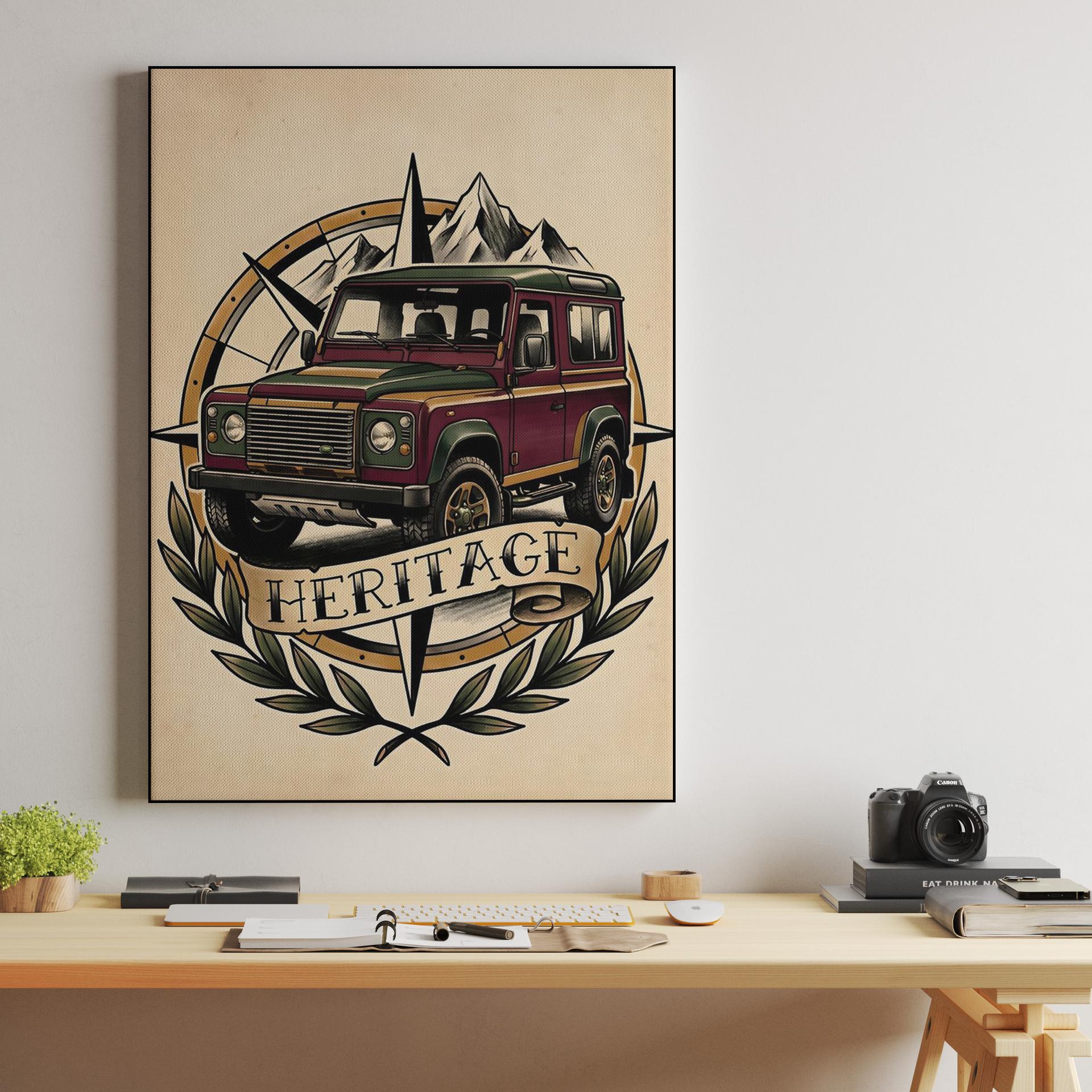 Land Rover Defender Heritage Emblem