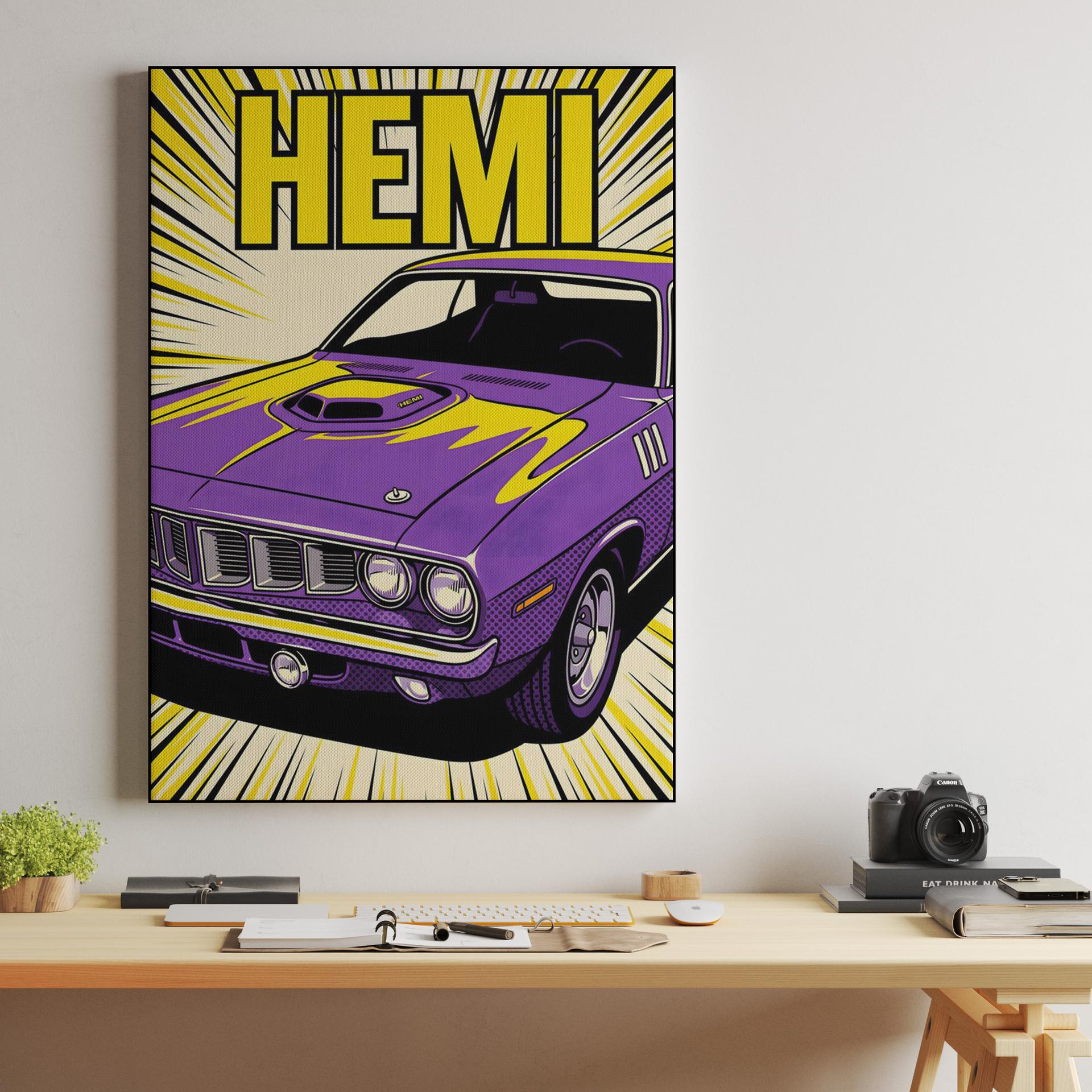 Hemi 'Cuda Comic Velocity: Purple Power