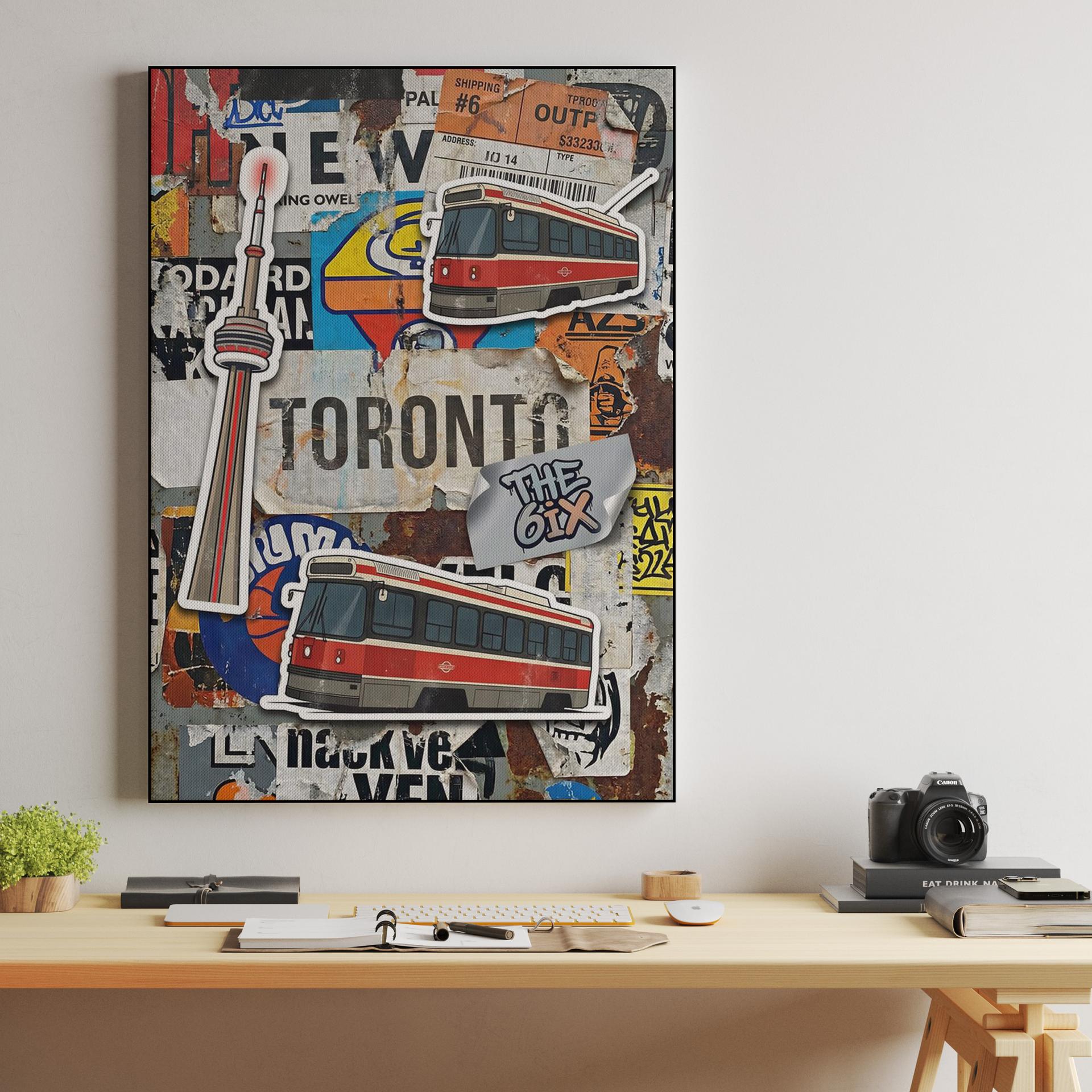 Toronto Street Culture Sticker Collage