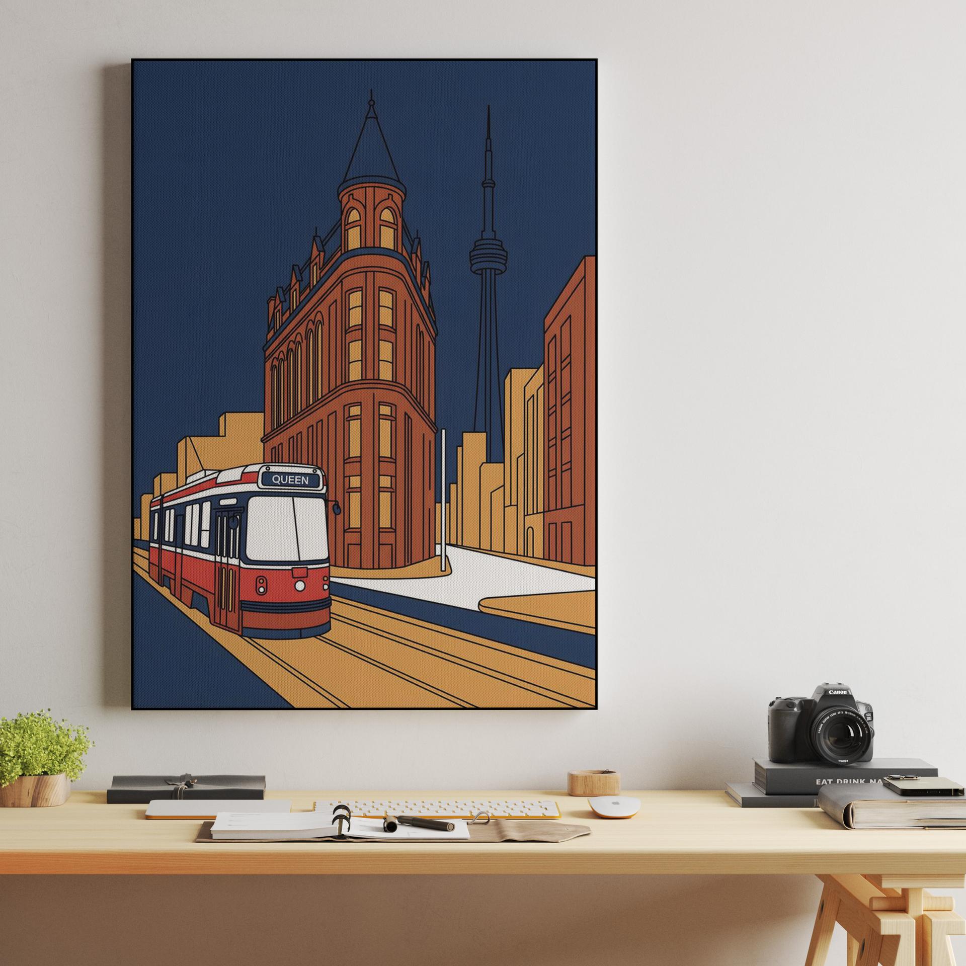 Toronto Urban Transit: Gooderham and CN Tower