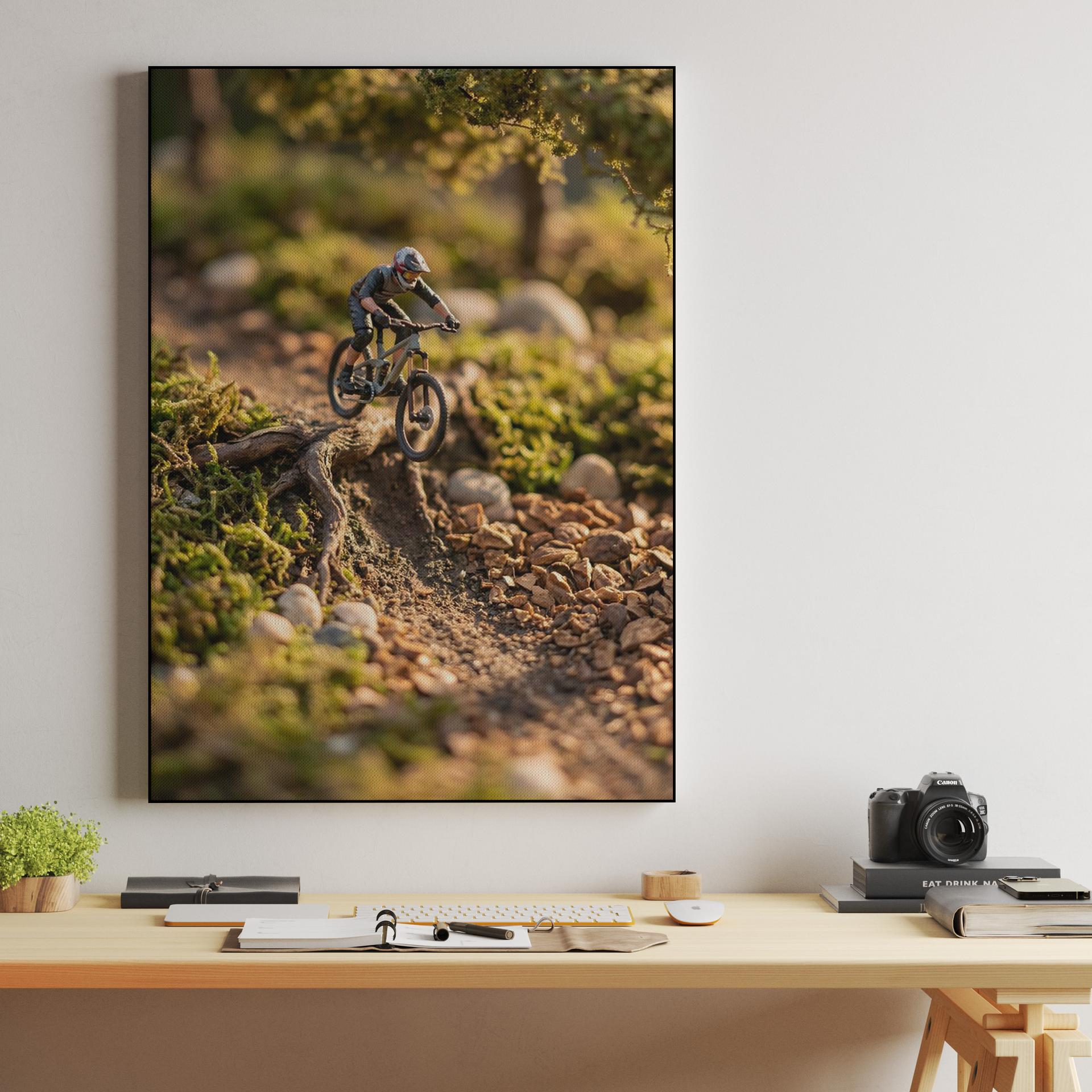 Miniature Momentum: Golden Hour Trail Shredder