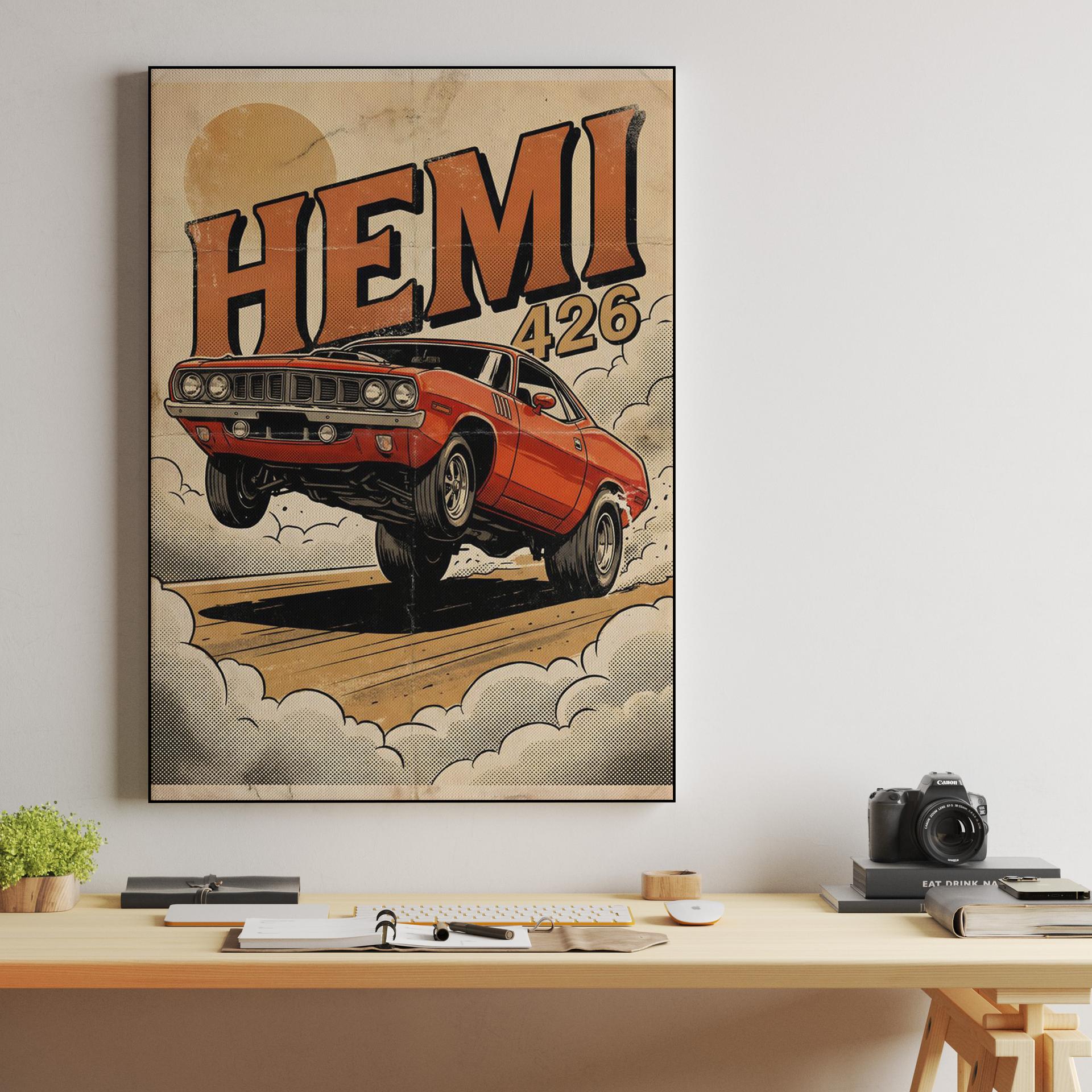 Plymouth Cuda 426 HEMI Power Wheelie