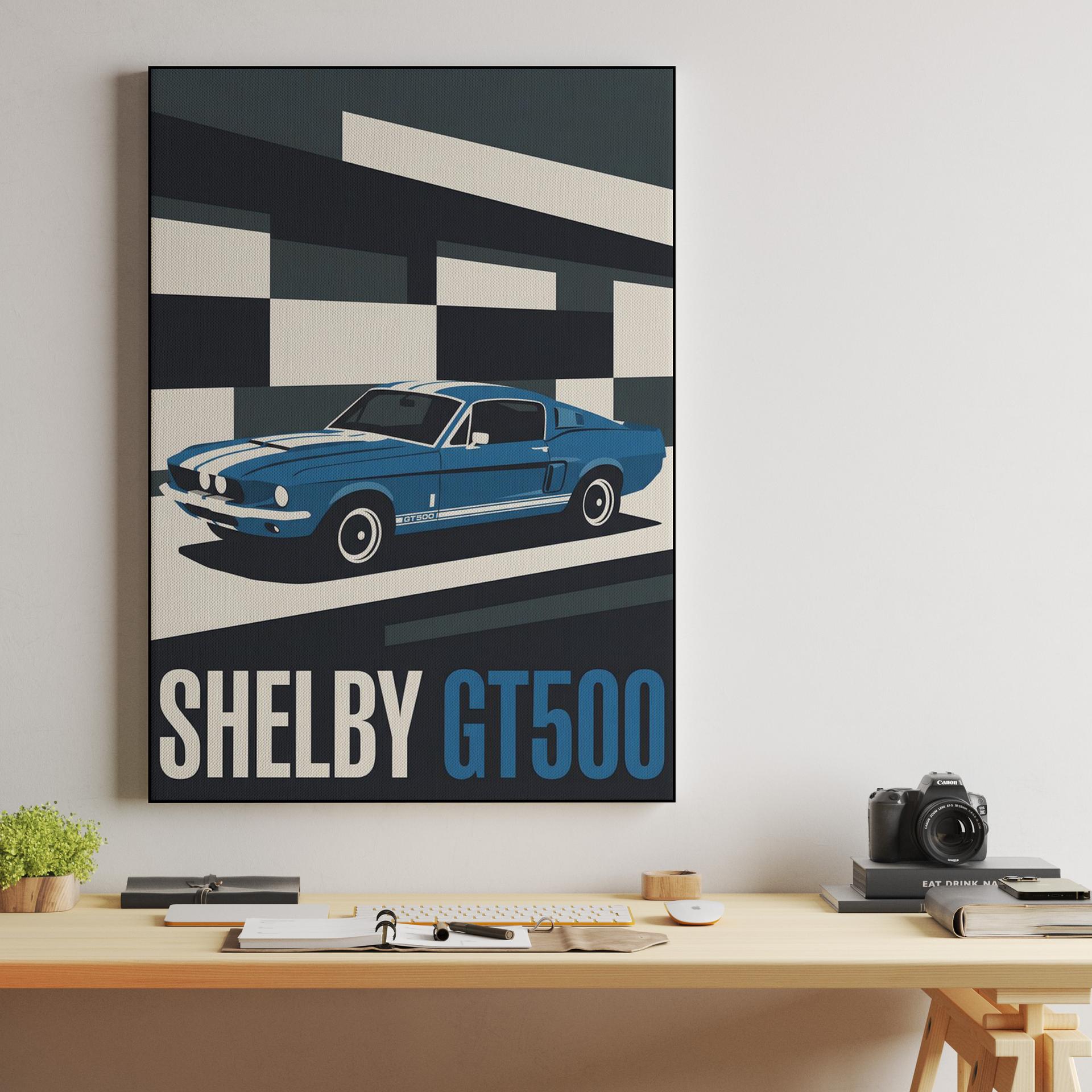 Shelby GT500 Minimalist Blue Edition