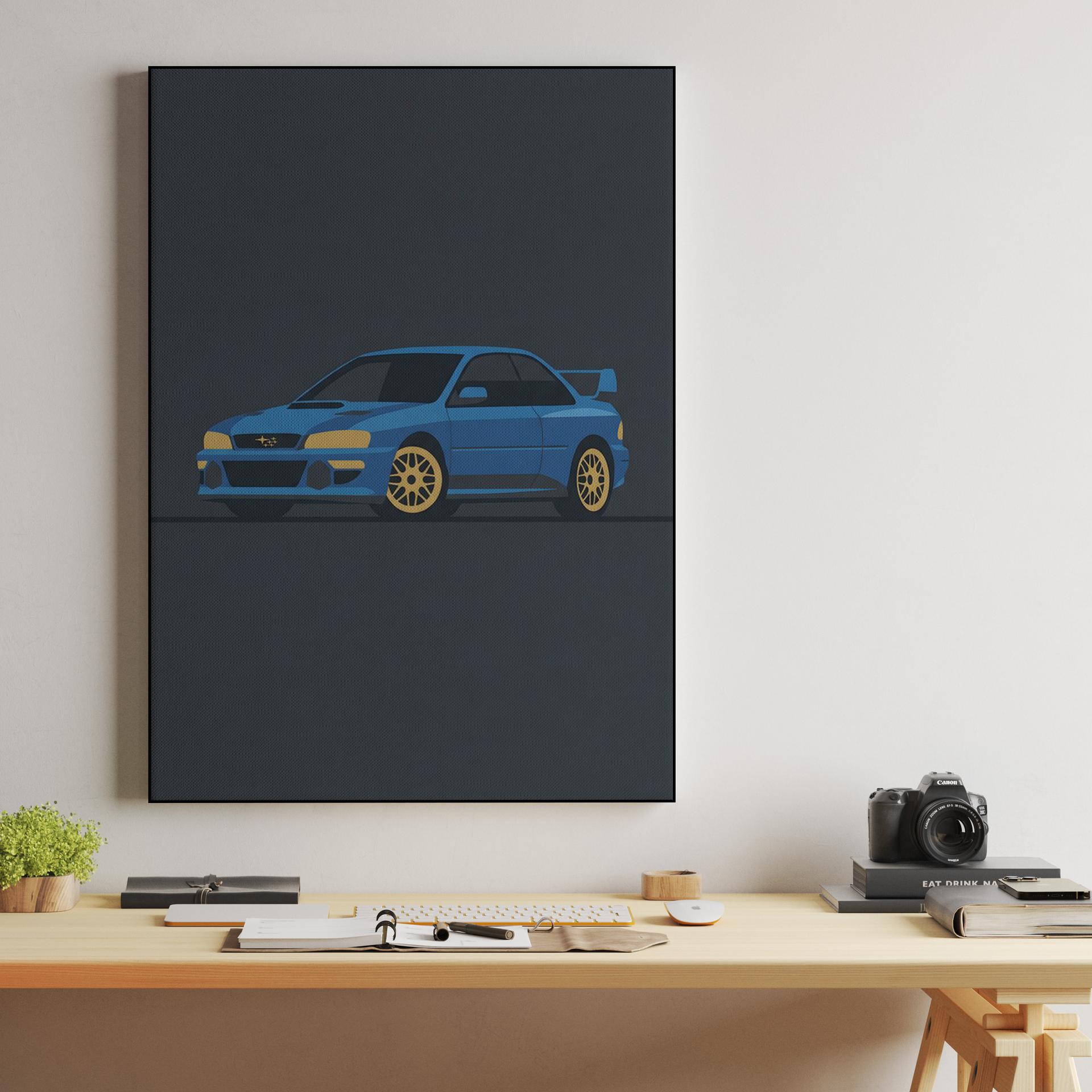 Subaru 22B STi: Minimalist Rally Icon
