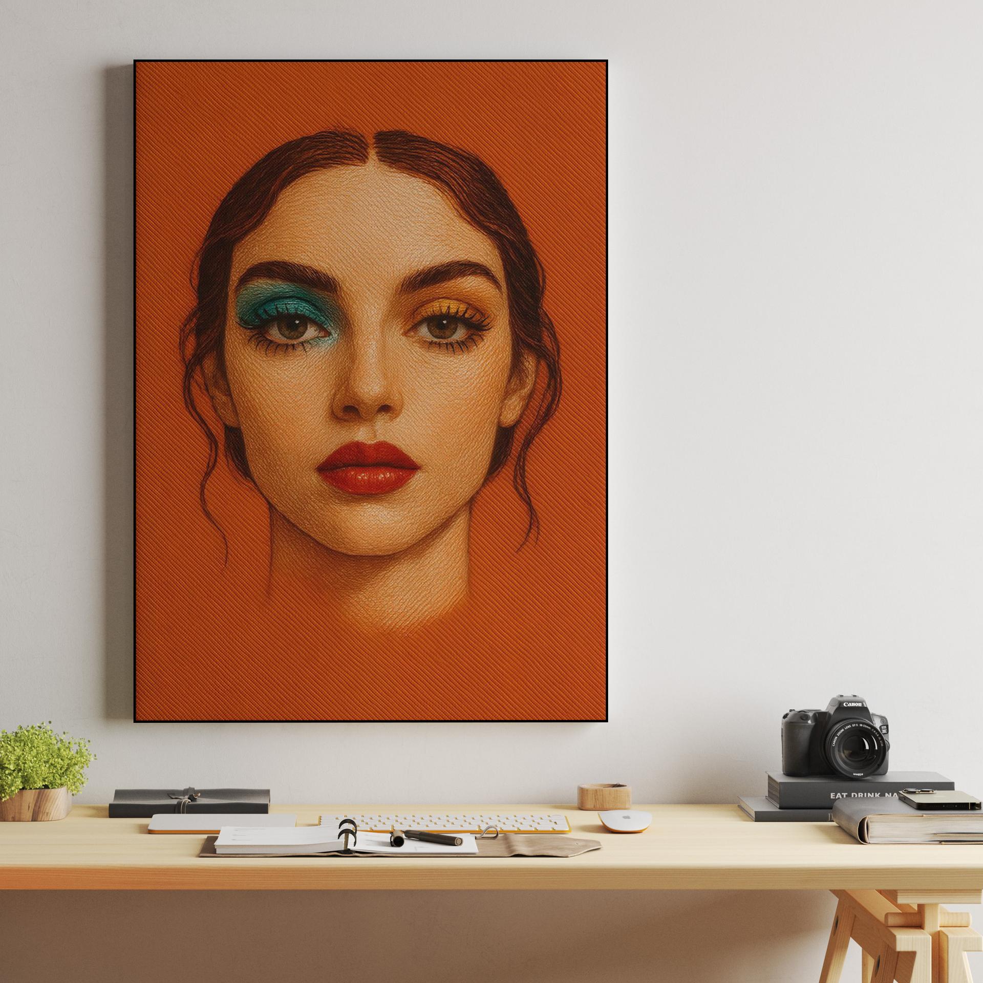 Vivid Asymmetric Gaze