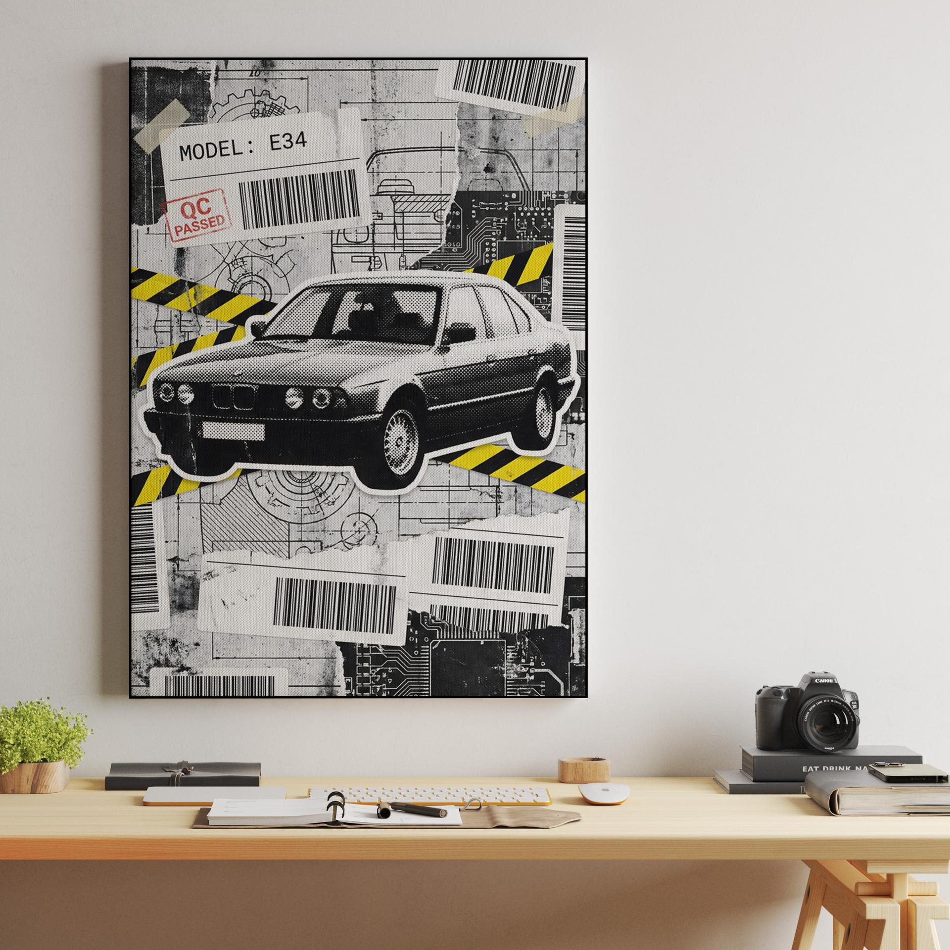 E34 Prototype: Industrial Collage
