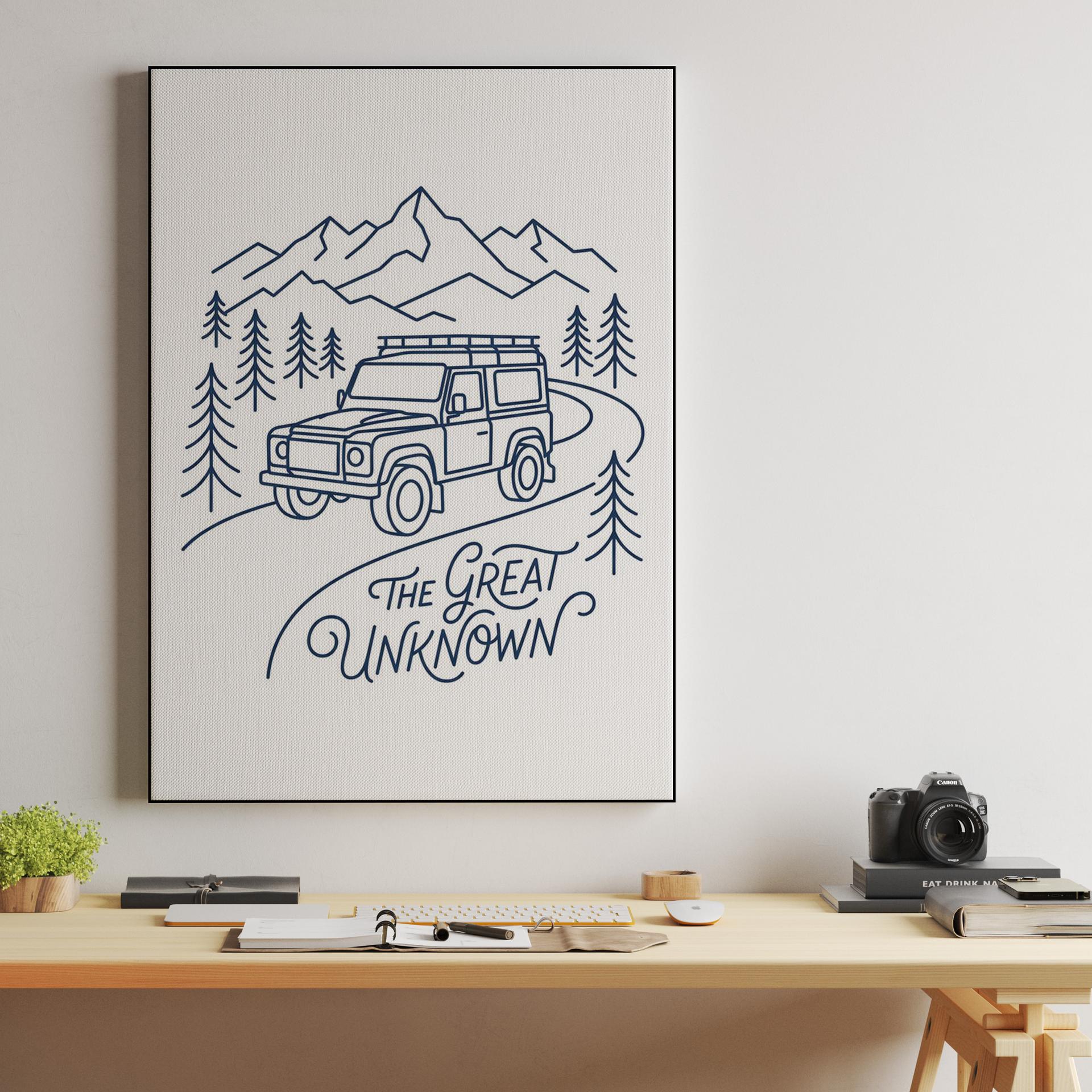 The Great Unknown Defender 90 Line Art