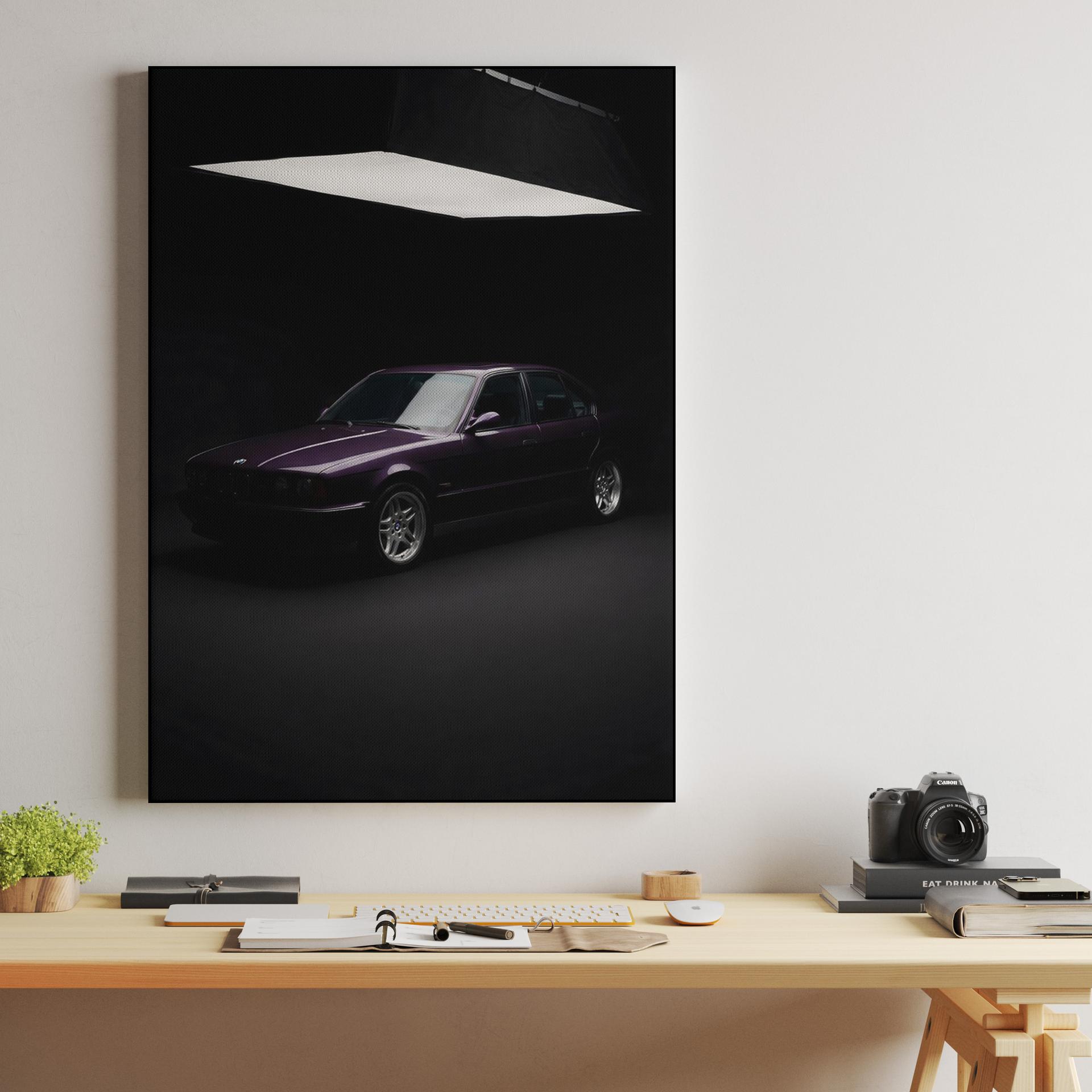BMW E34 M5: Techno Violet Studio Masterpiece