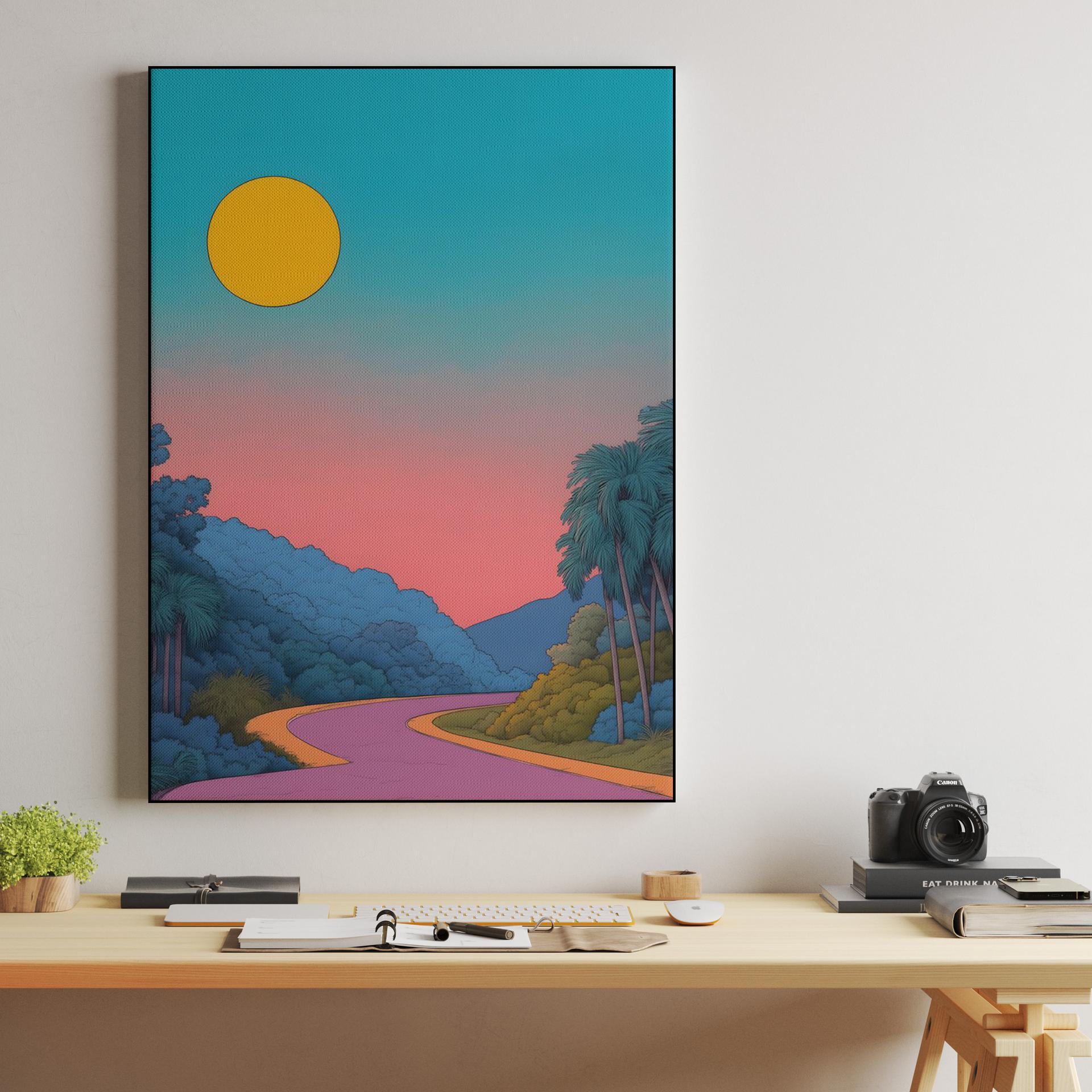 City Pop Sunset Road