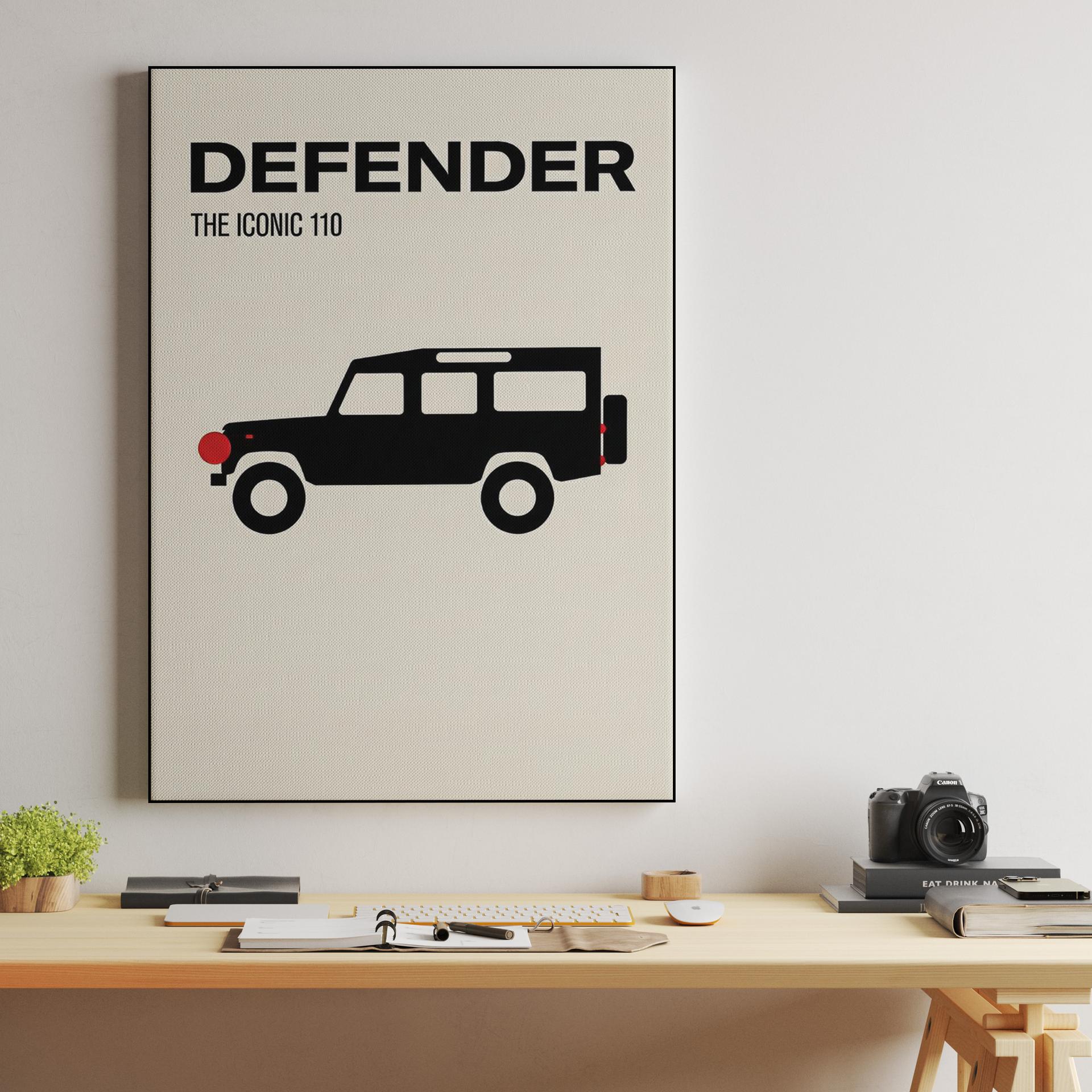 Minimalist Defender 110 Silhouette