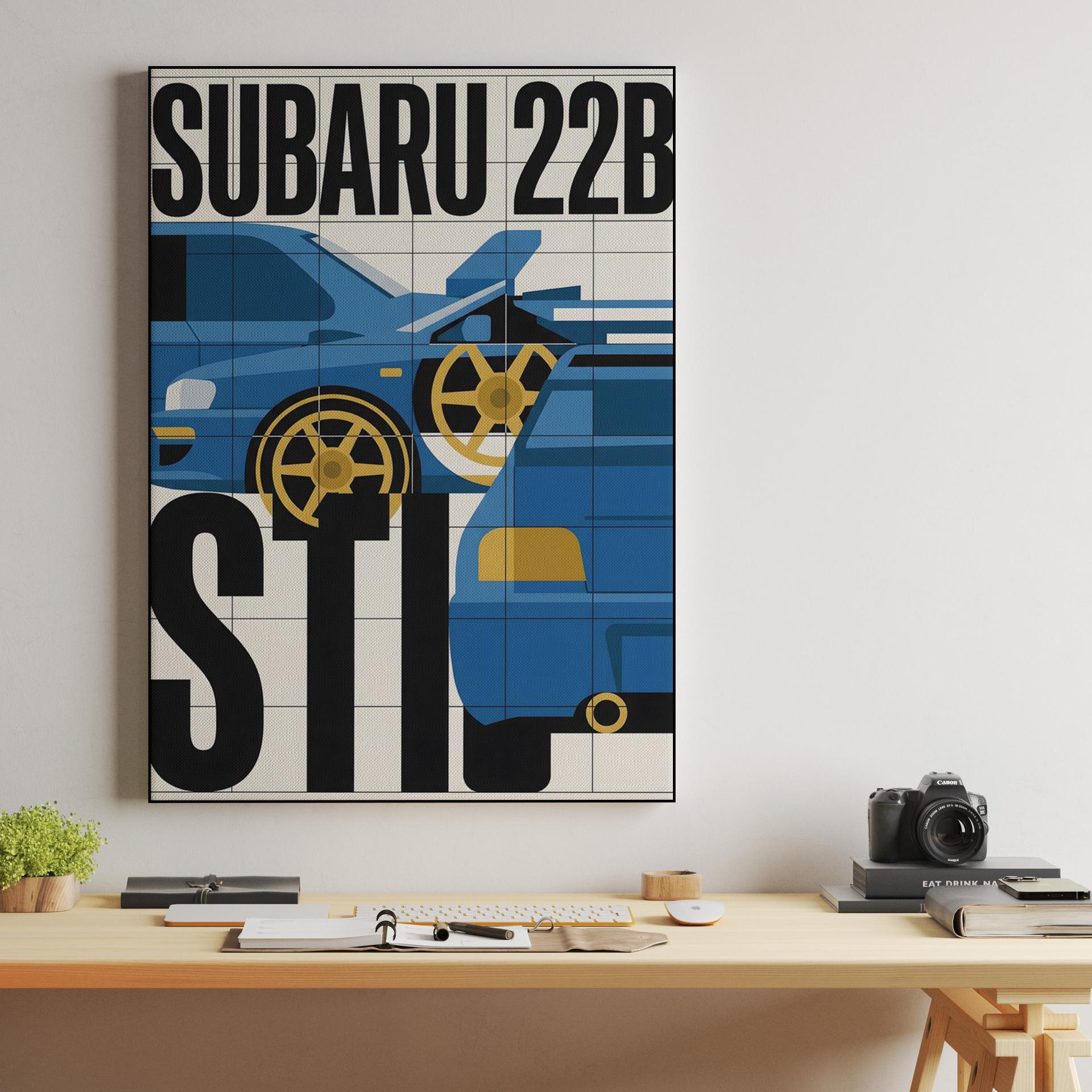 Subaru 22B STi: Graphic Rally Legend