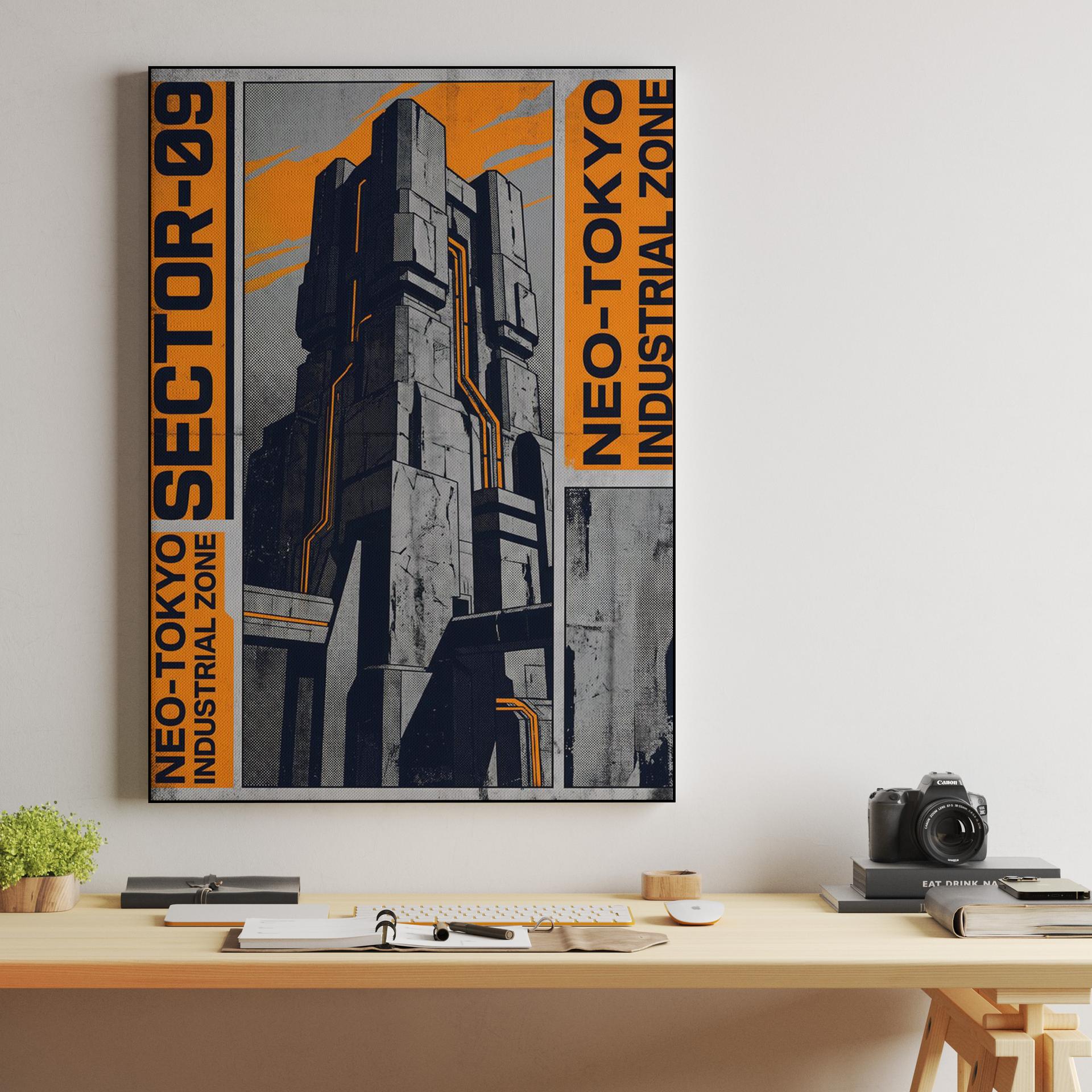 Neo-Tokyo Sector-09: Industrial Monolith