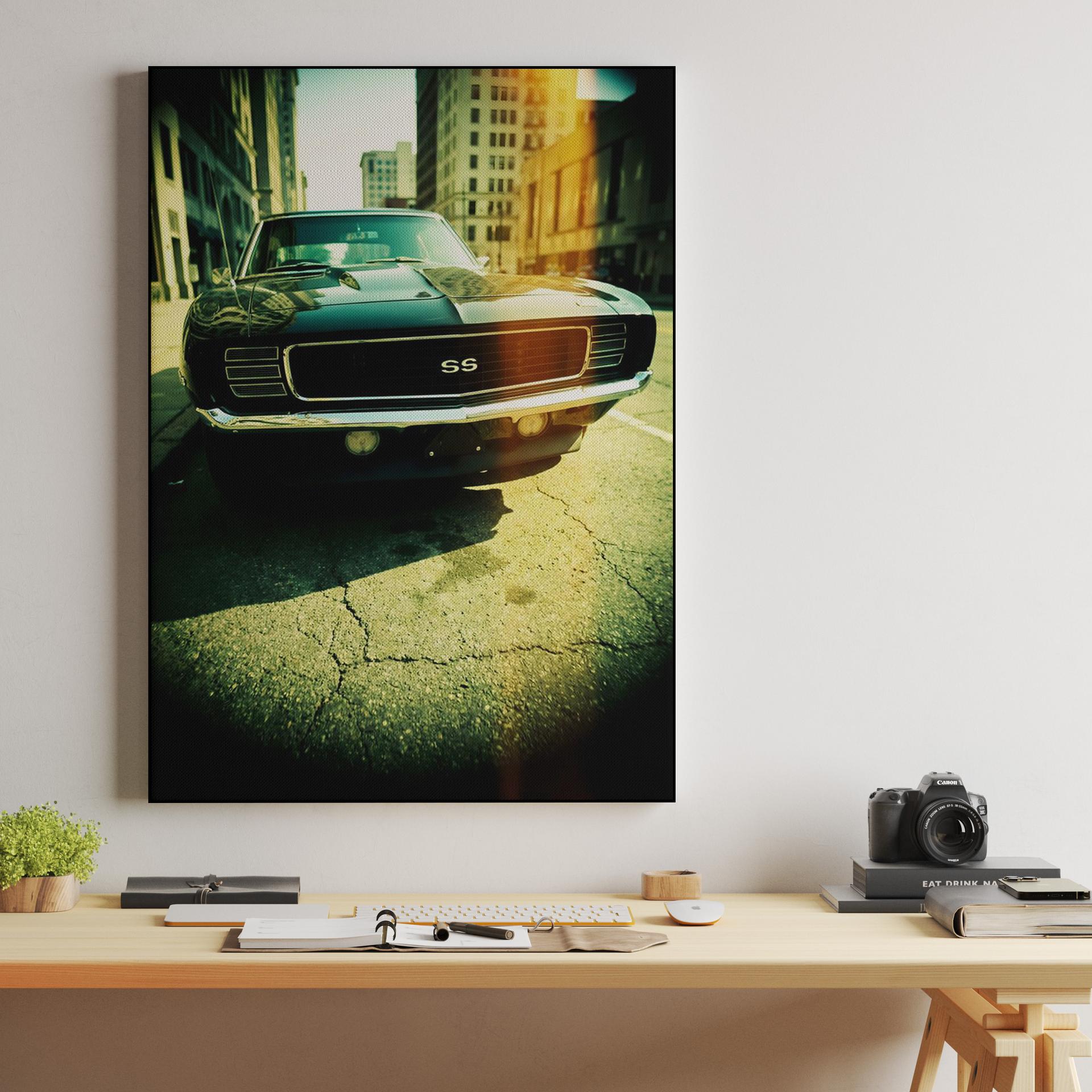 Camaro SS Sun-Drenched Street Scene