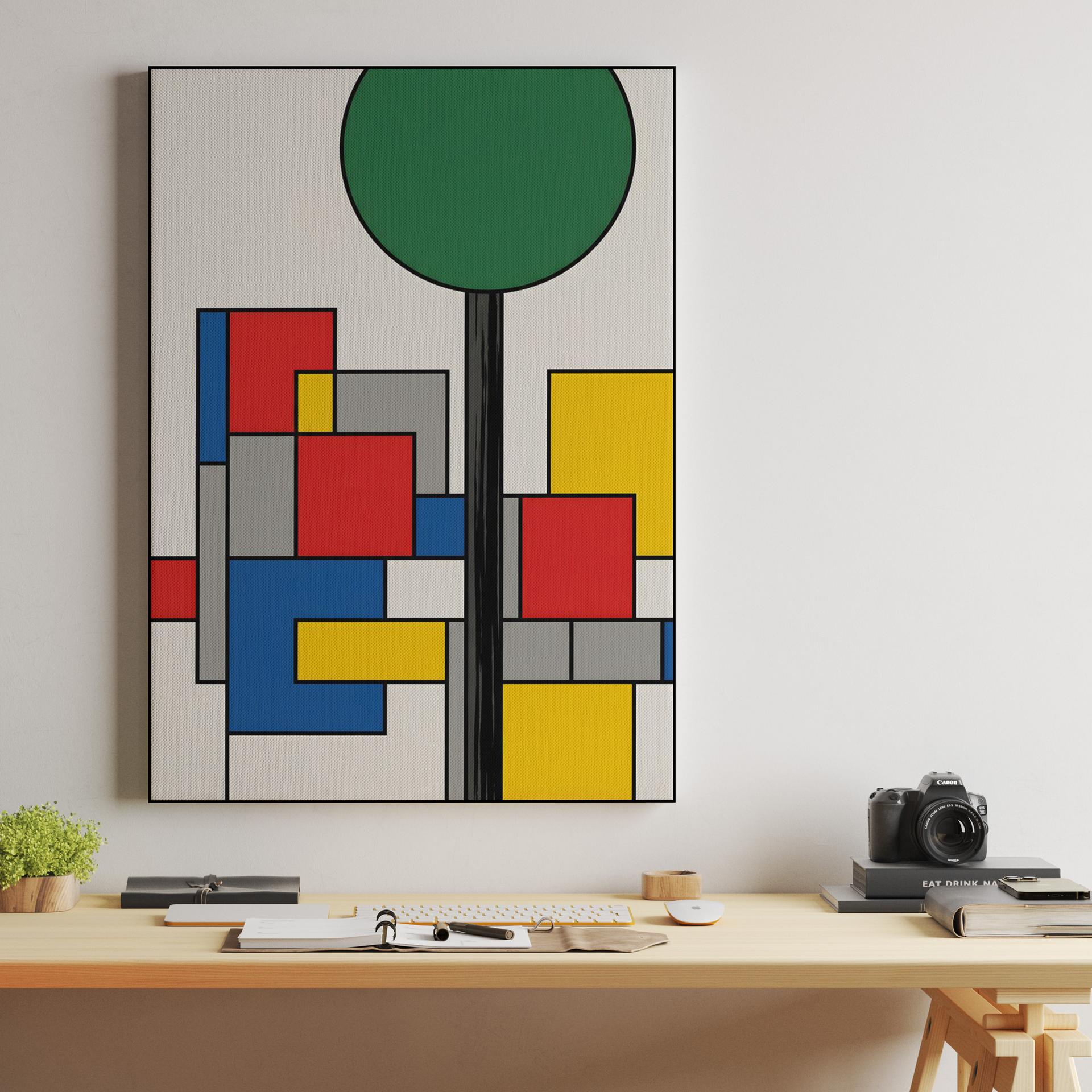 De Stijl Canopy: Primary Nature Study