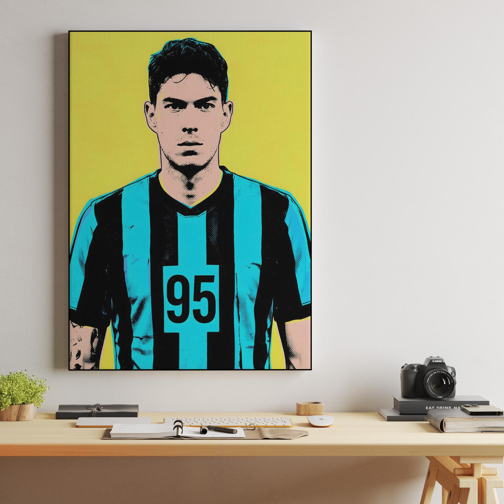 Alessandro Bastoni Number 95 Halftone Portrait