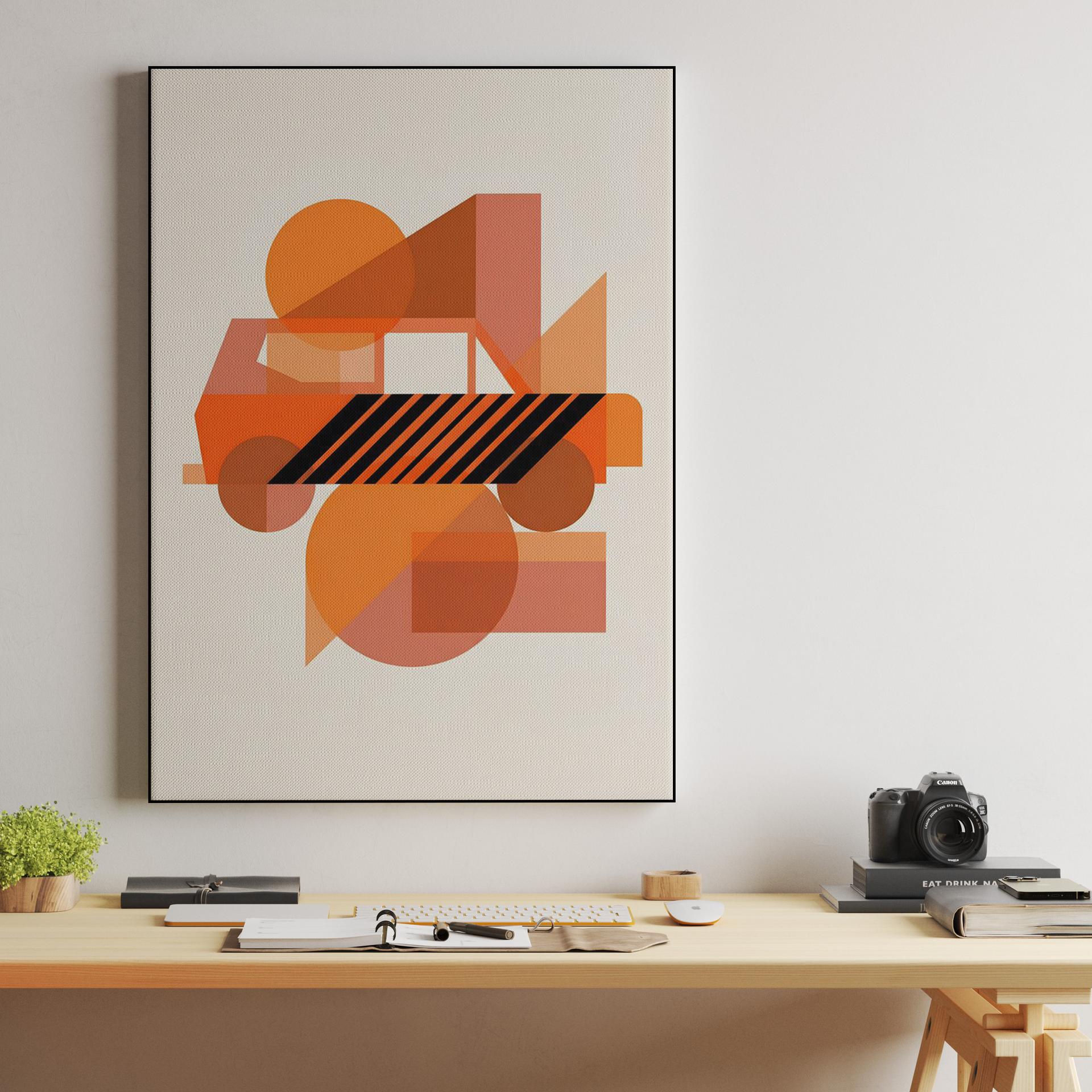 International Scout II Geometric Abstraction