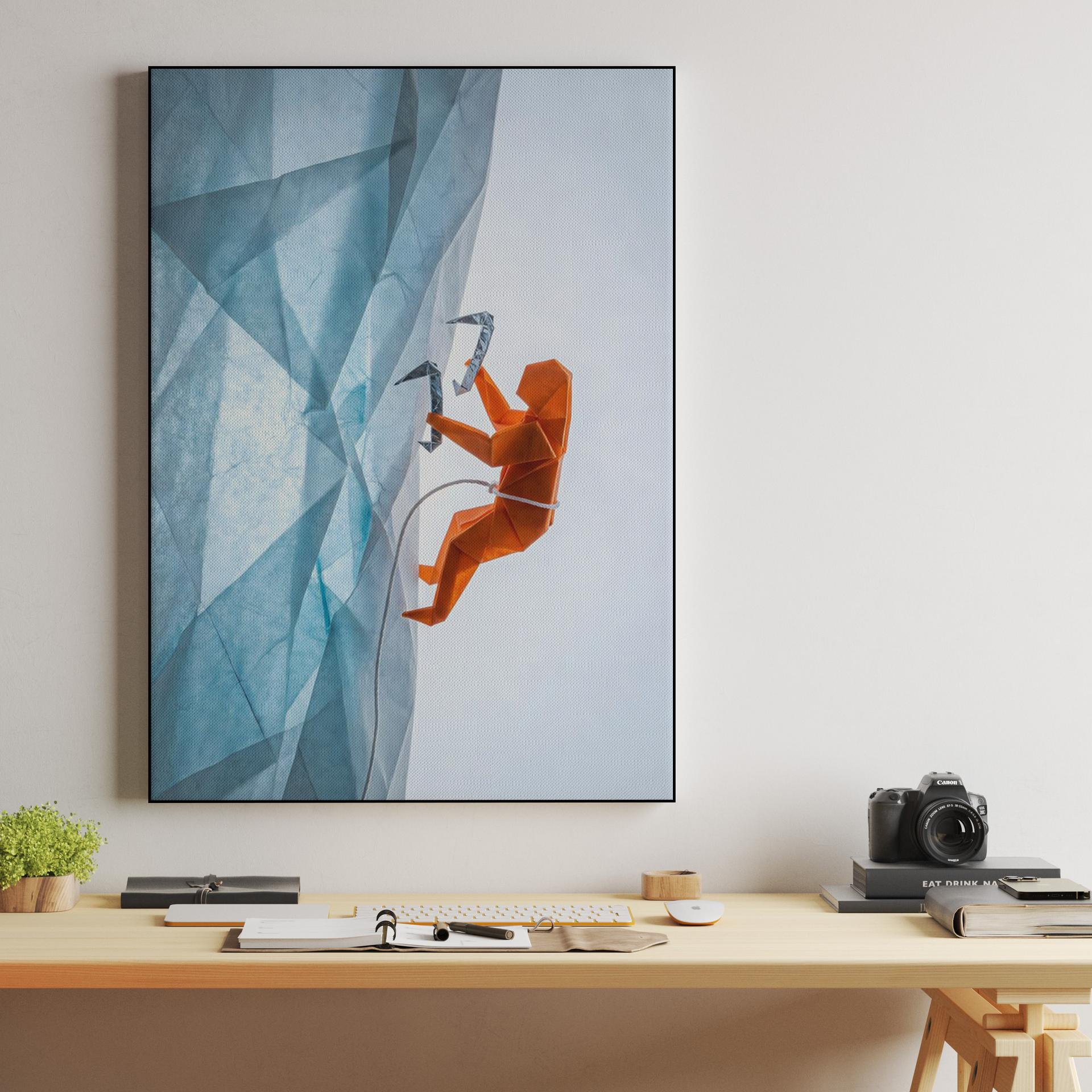 Paper Peak: The Origami Ice Climber