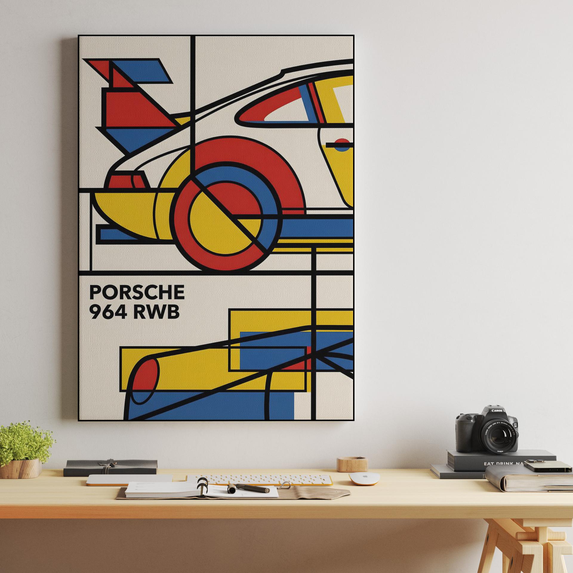 De Stijl Porsche 964 RWB: Primary Geometry