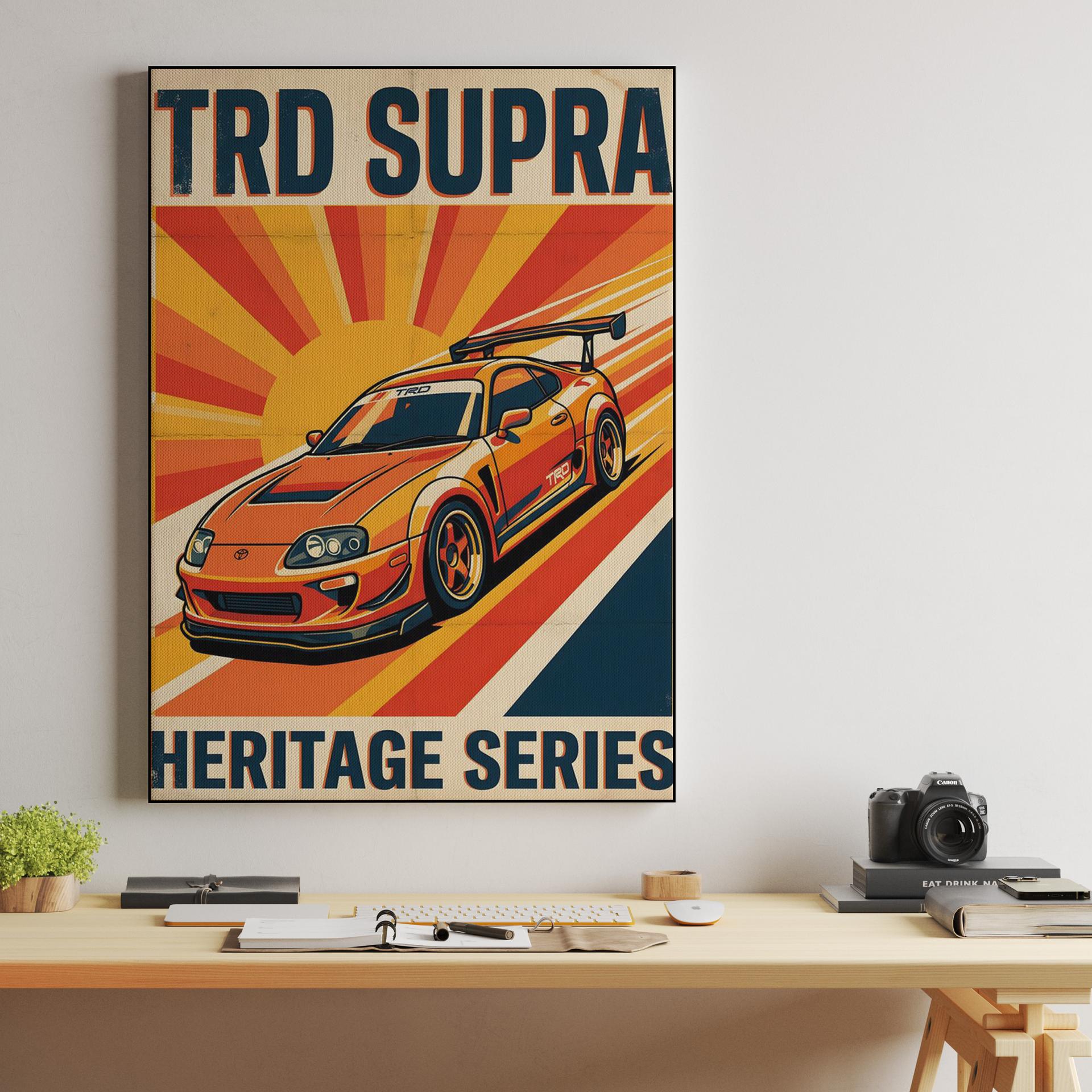 TRD Supra Heritage: Rising Sun Graphic Art