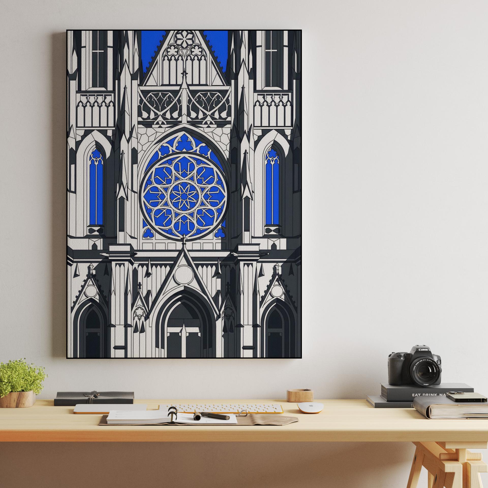 St. Vitus Cathedral Blue Rose Window