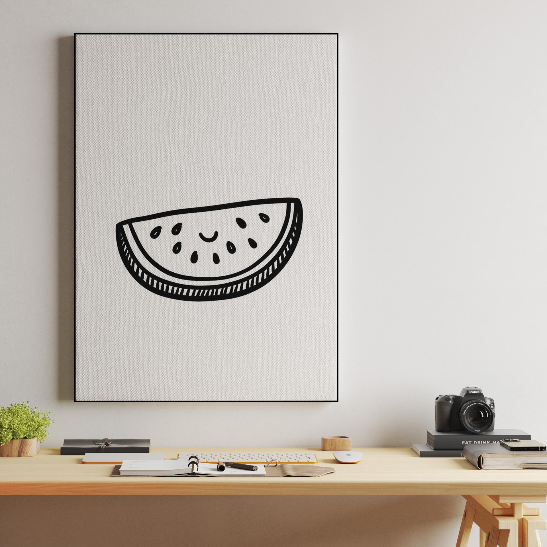 Happy Watermelon Doodle