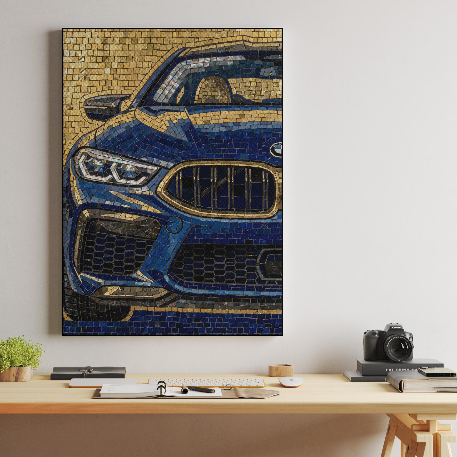 BMW 8 Series Golden Mosaic