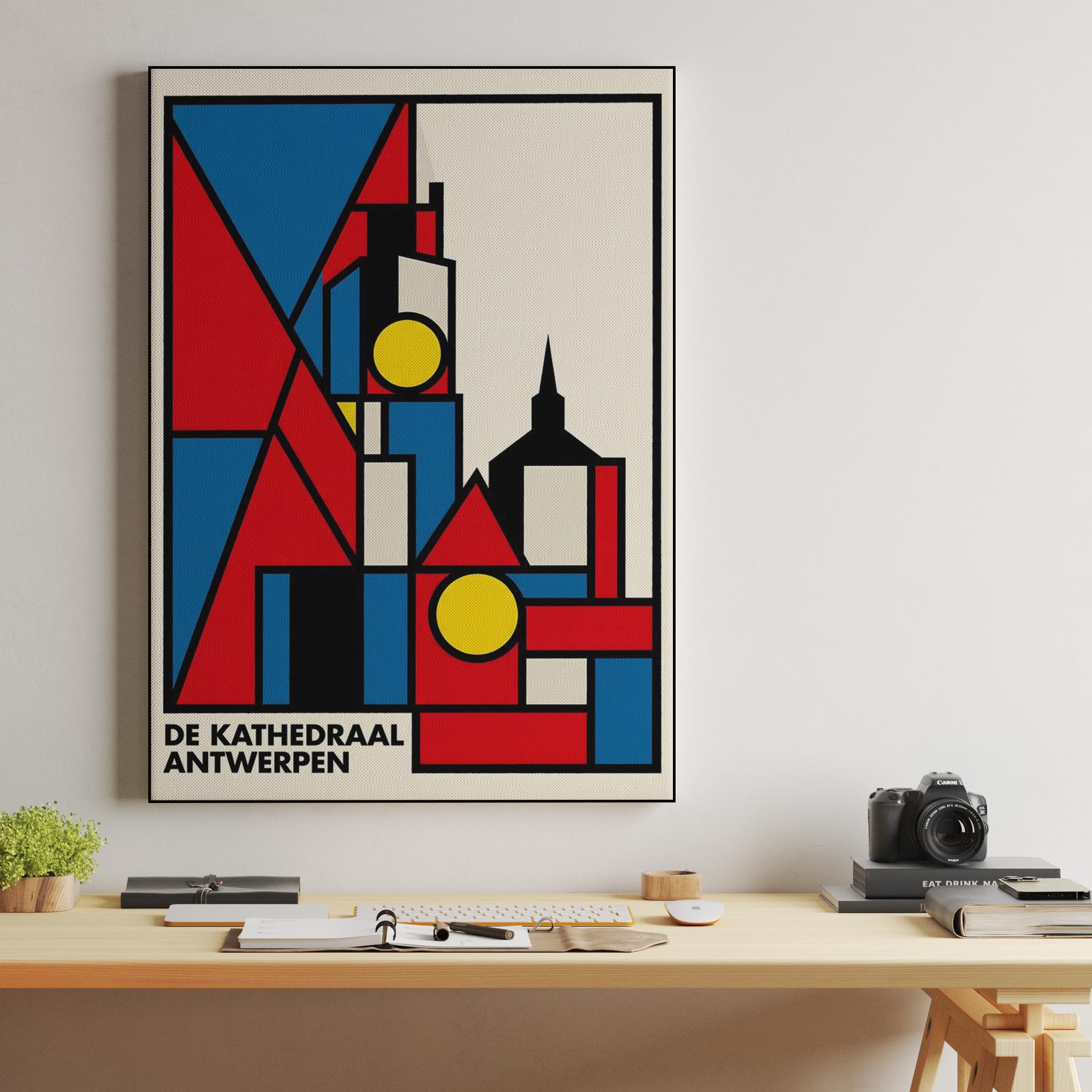 De Kathedraal Antwerpen Geometric Abstract