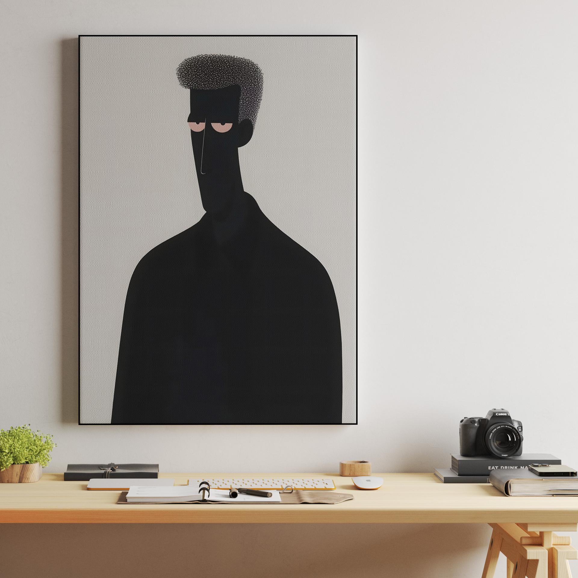 Skeptical Elongated Portrait