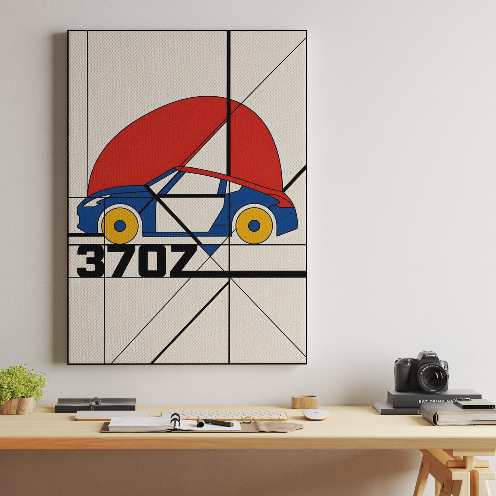 Nissan 370Z De Stijl Modernist Abstract