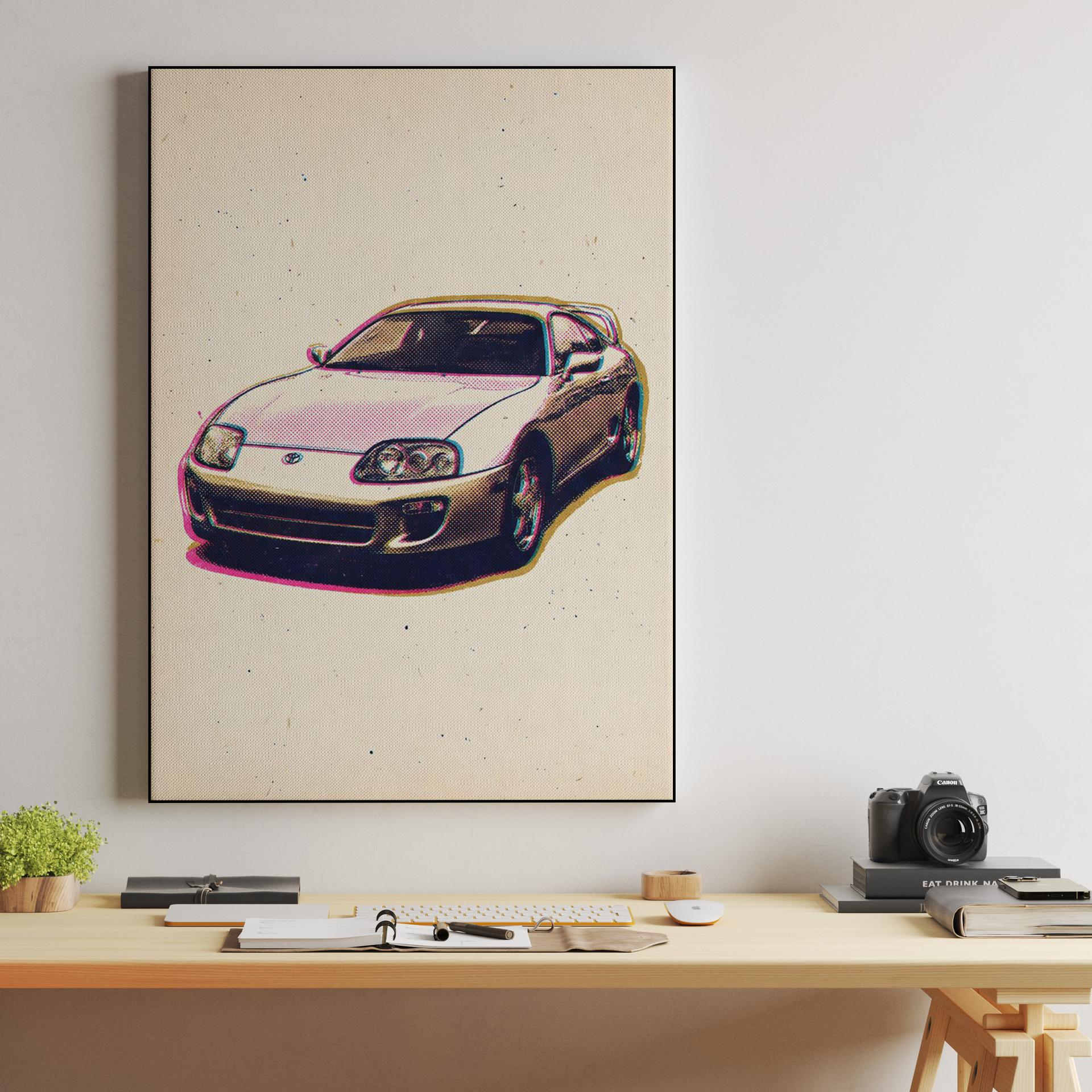 Supra A80 Retro Glitch