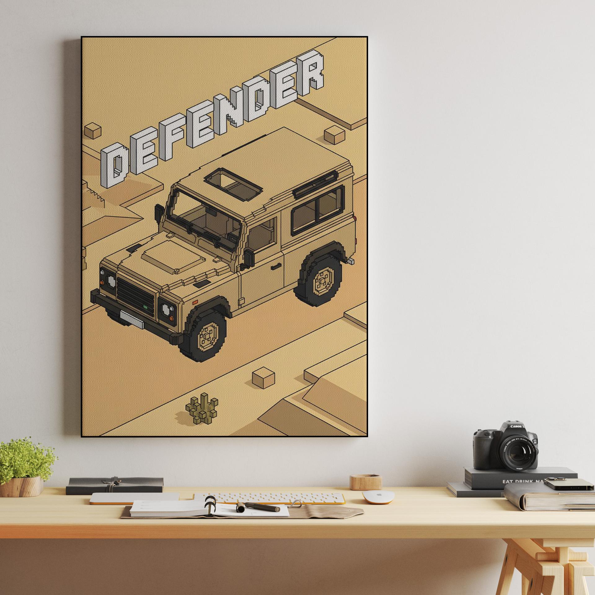 Voxel Desert Defender 90