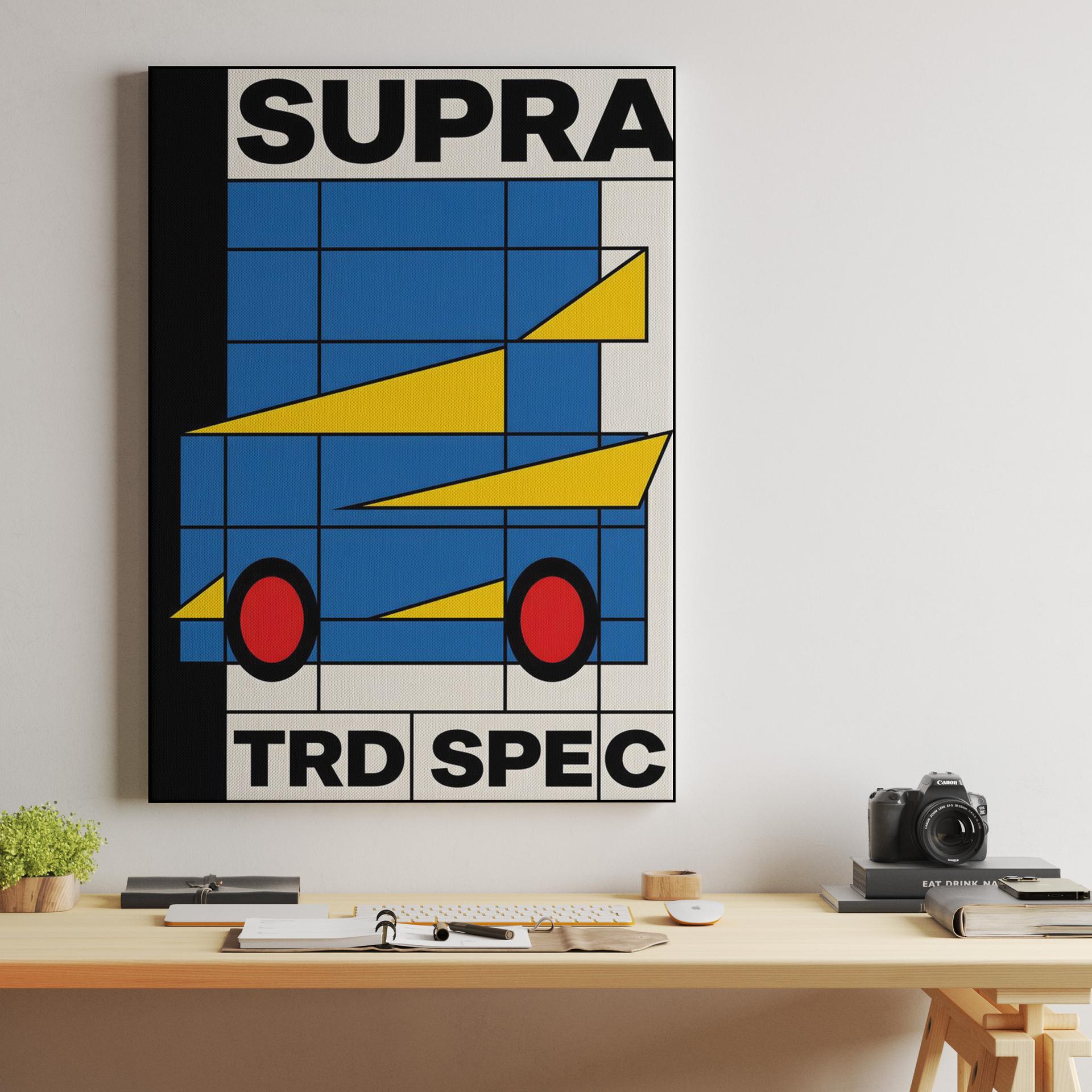 Supra A80 TRD Spec: Geometric Bauhaus Edition