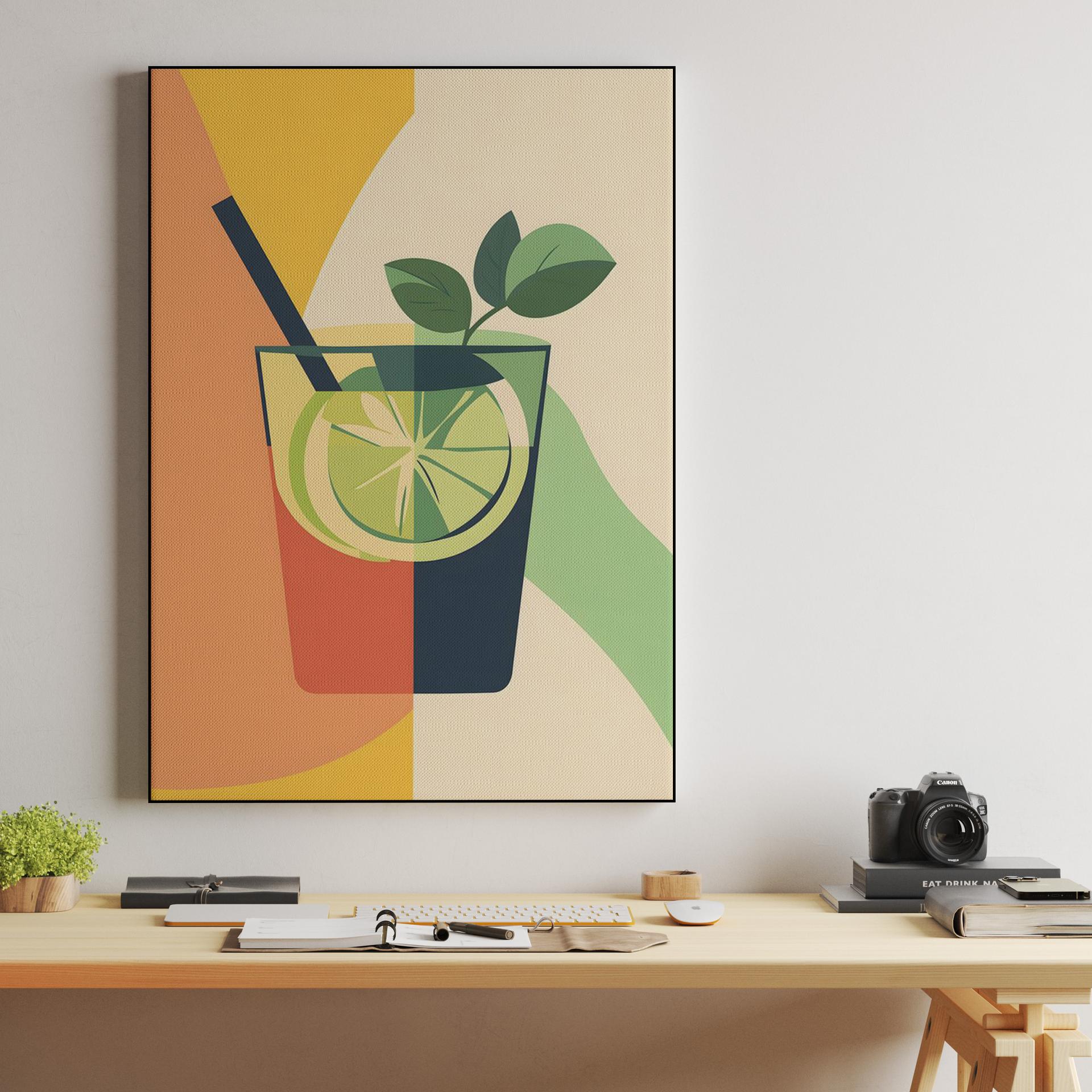 Geometric Summer Cocktail