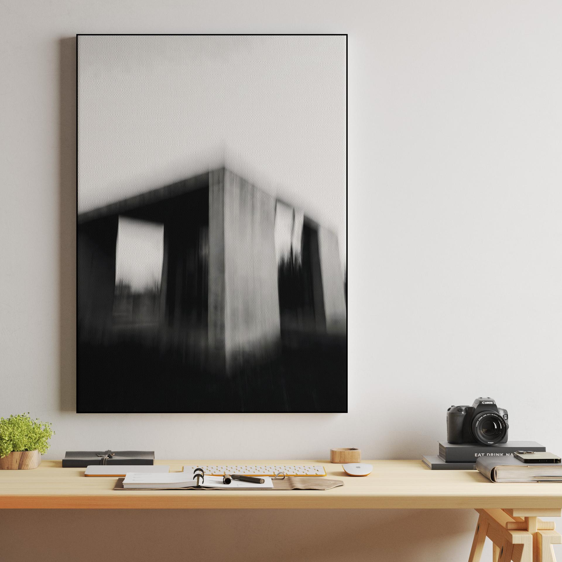 Blurred Brutalism: The Ethereal Monolith