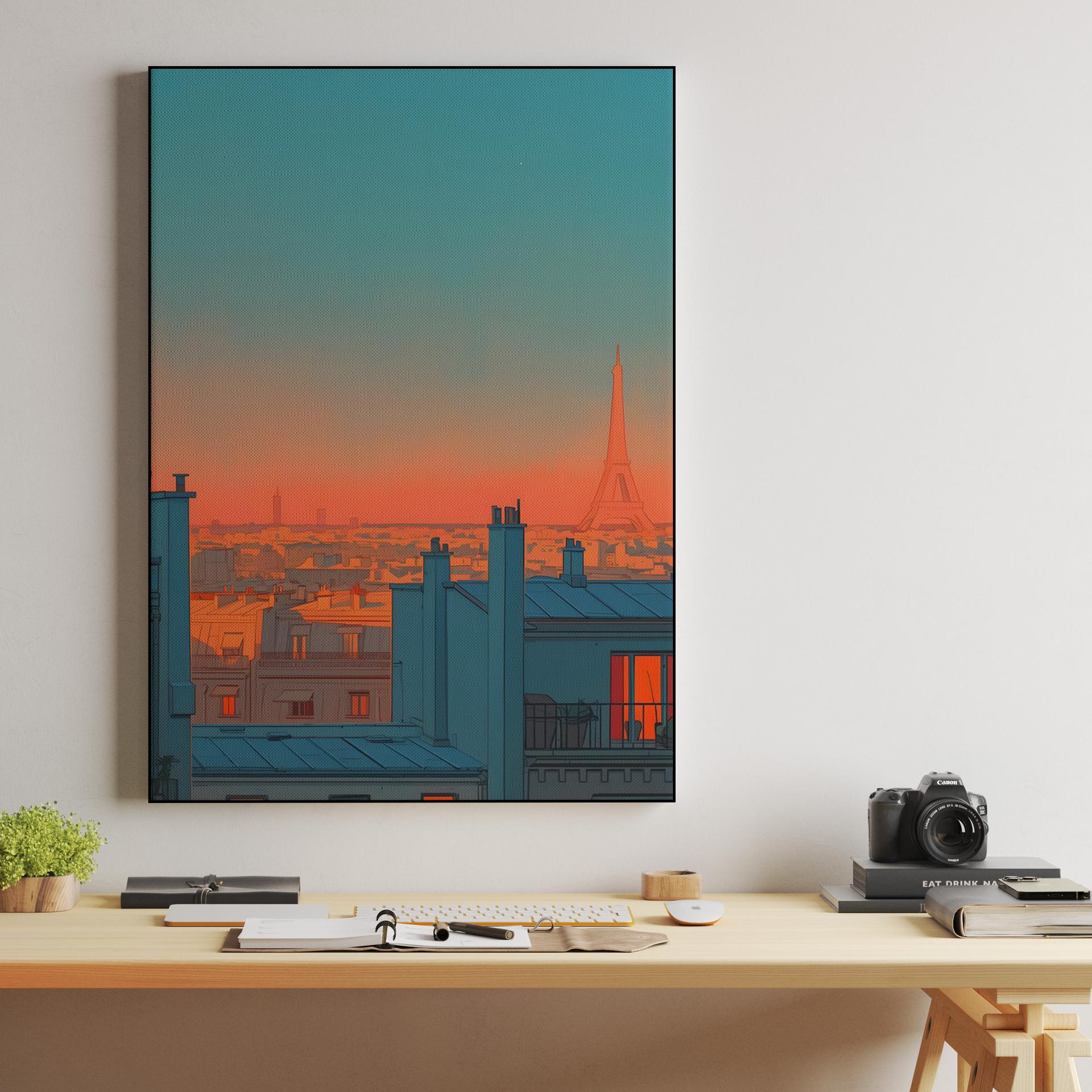 Paris Sunset Rooftops