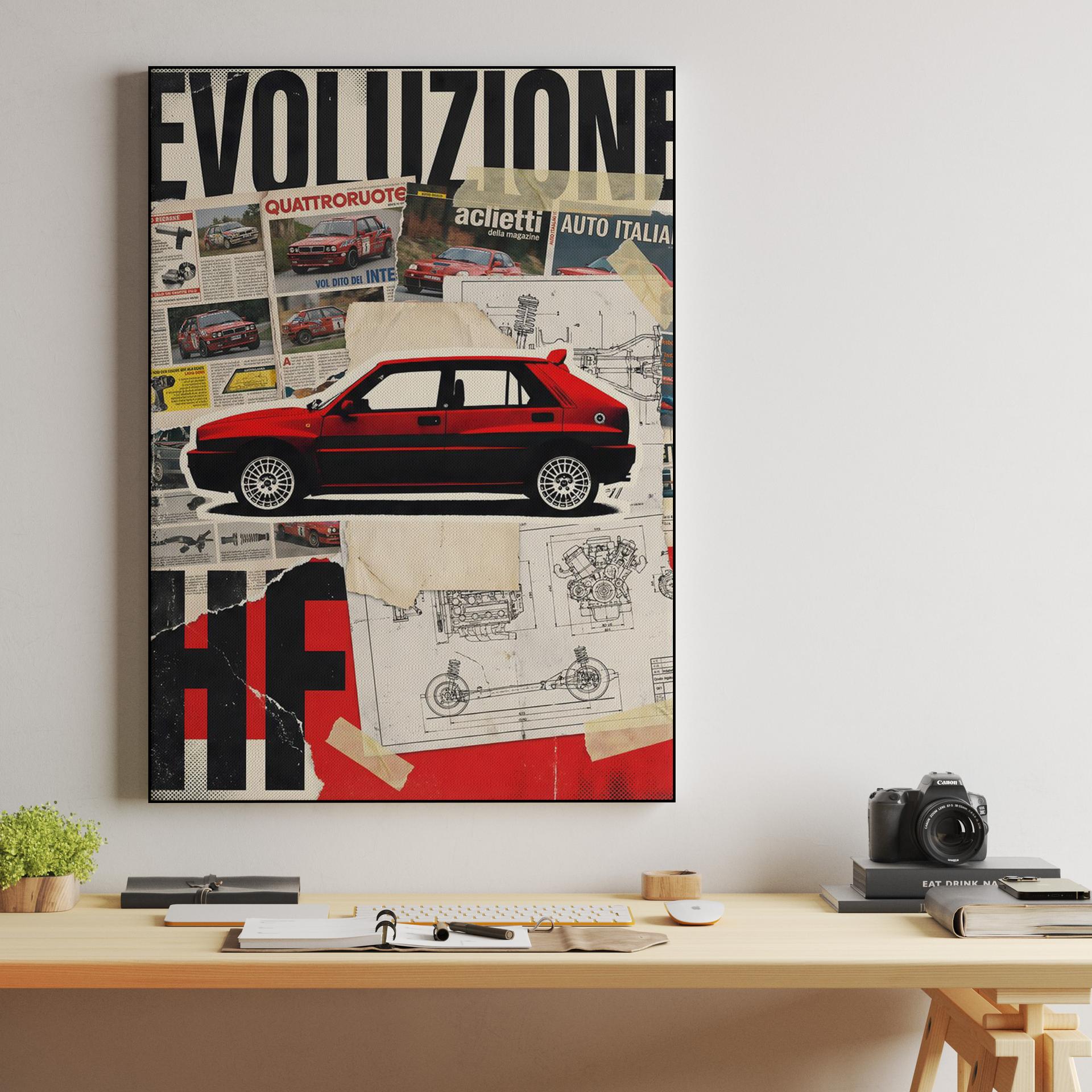 Lancia Delta HF Integrale: Evoluzione Collage