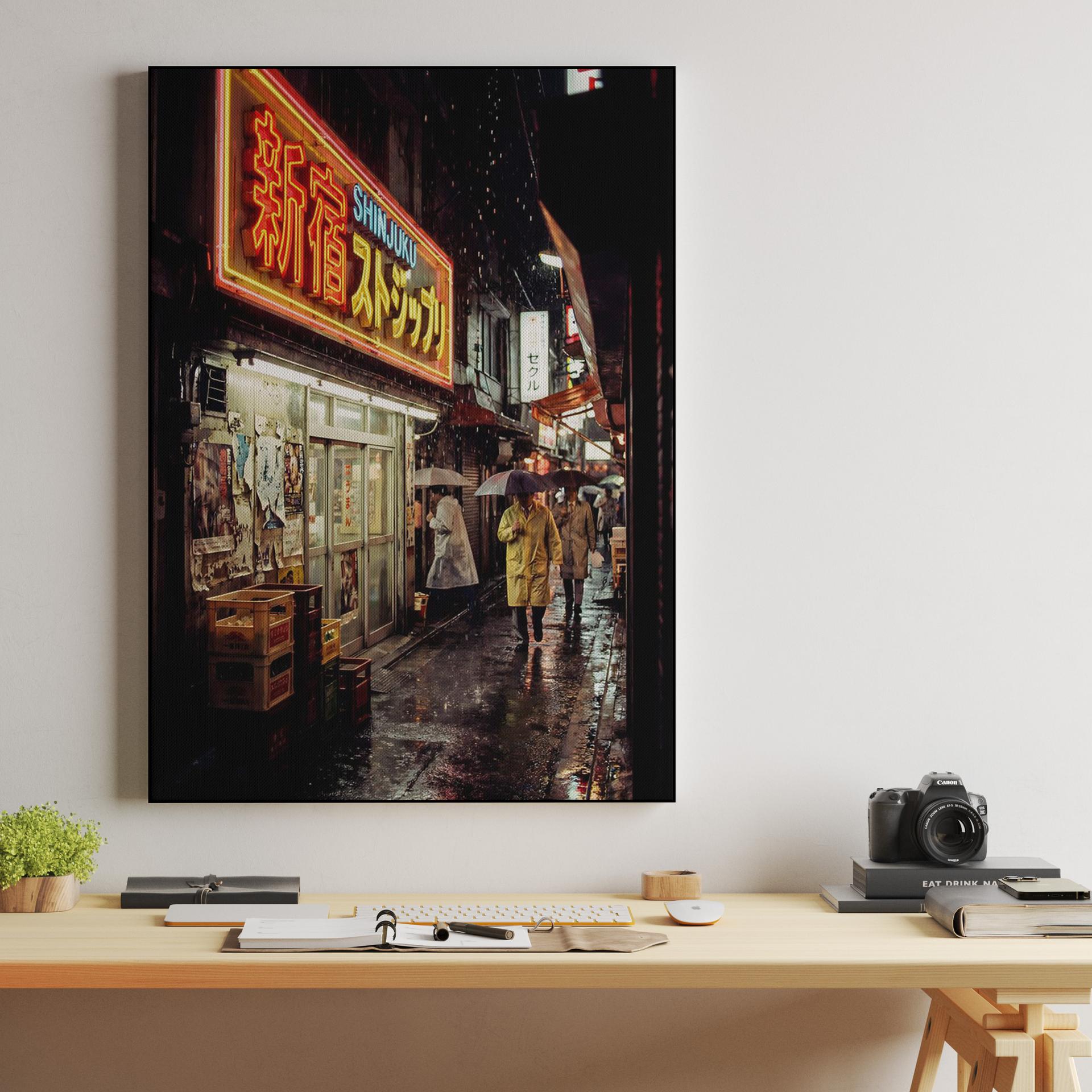 Rainy Shinjuku Glow