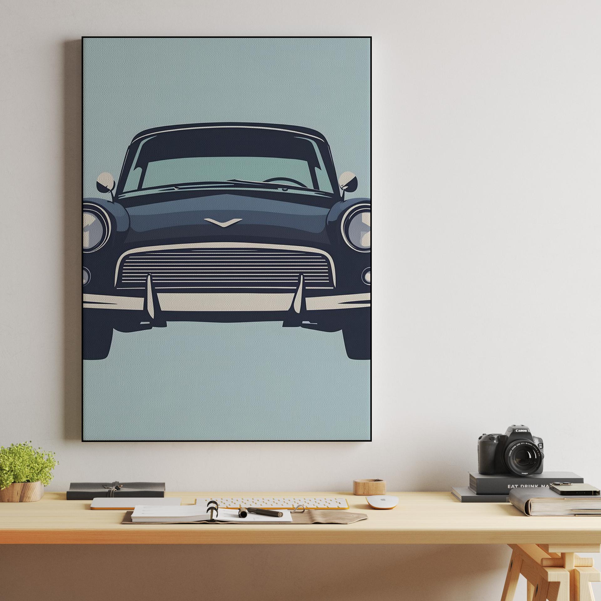 Minimalist Blue Bel Air