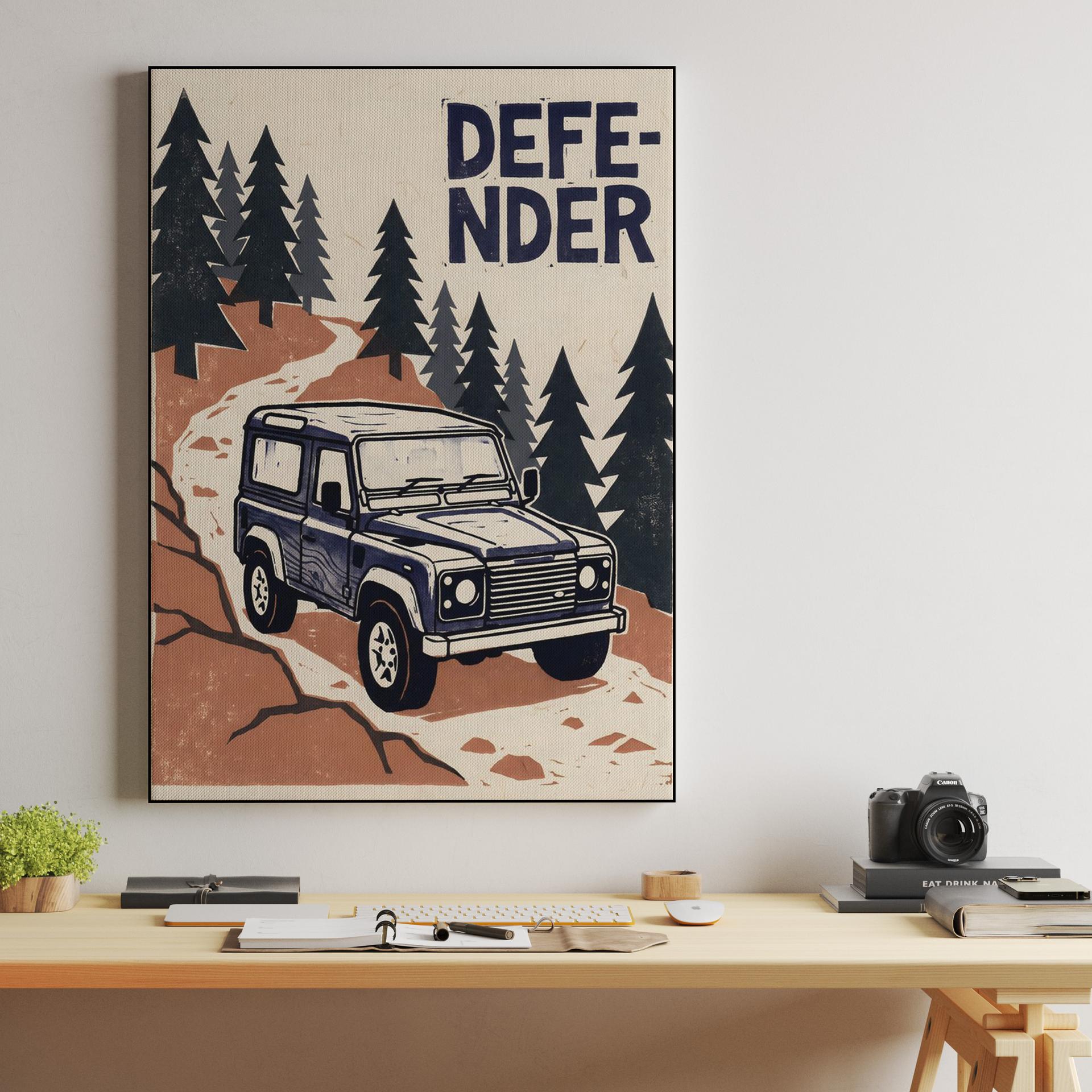 Defender 90 Woodcut Mountain Trail