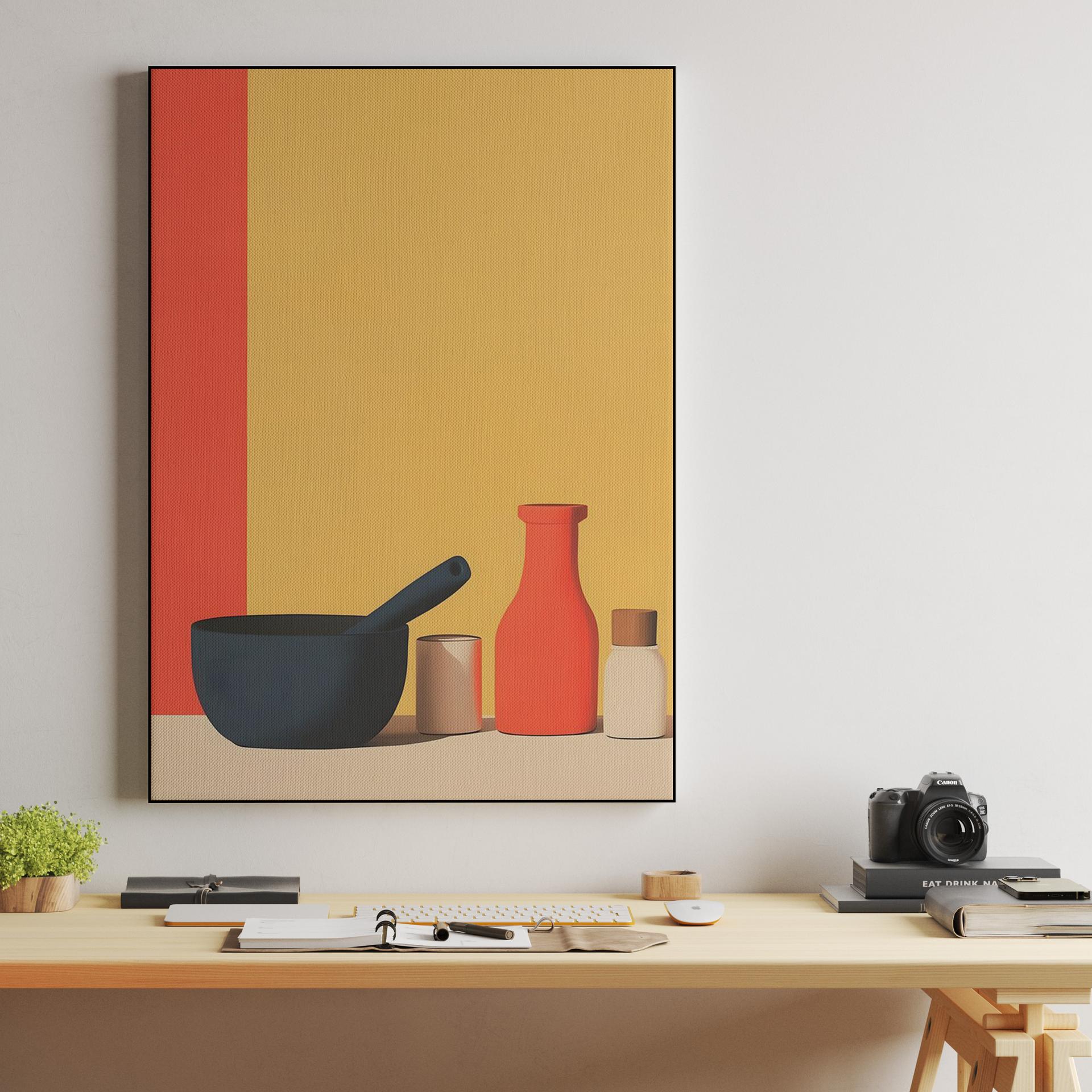 Modern Color Block Still Life
