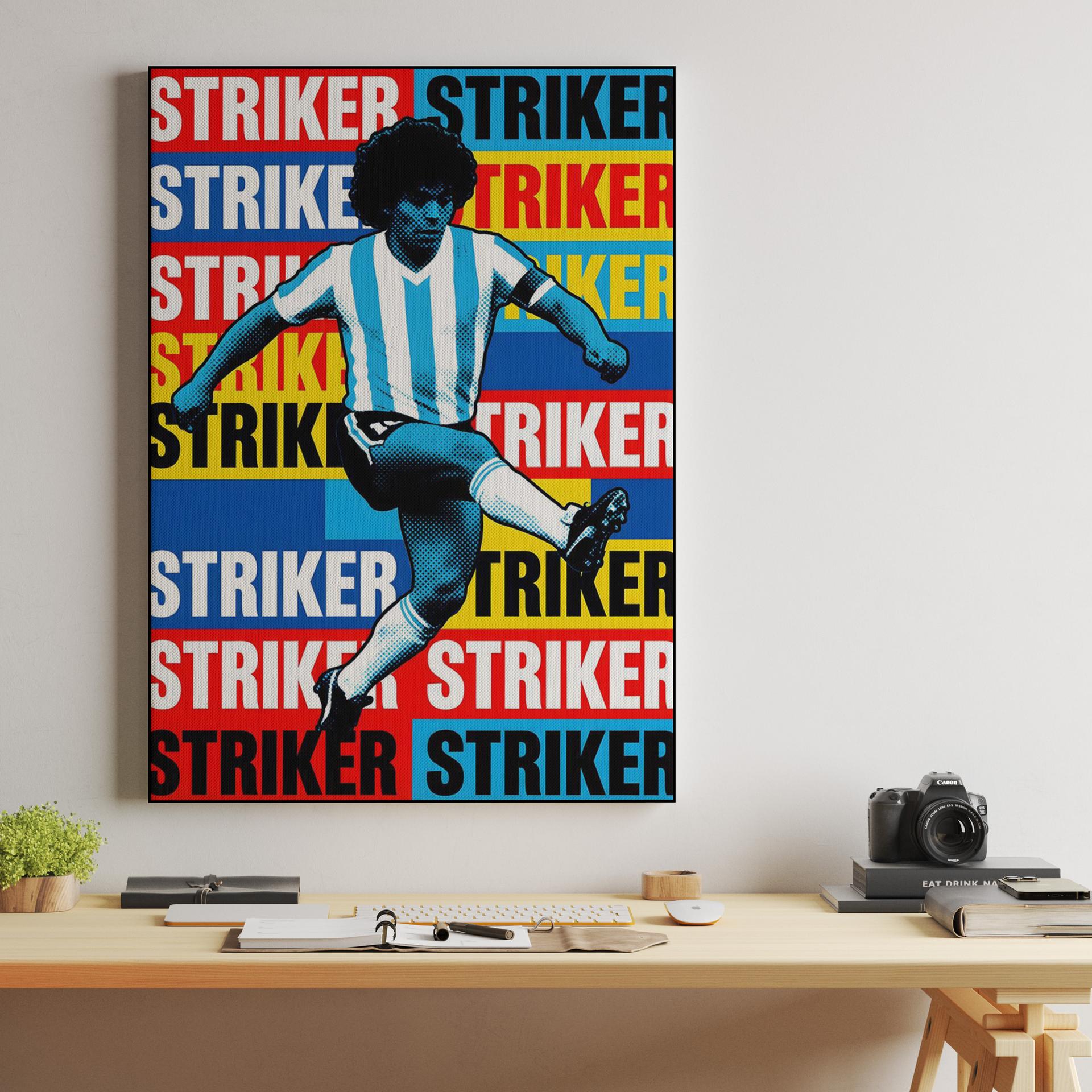 Maradona: Striker Pop Art