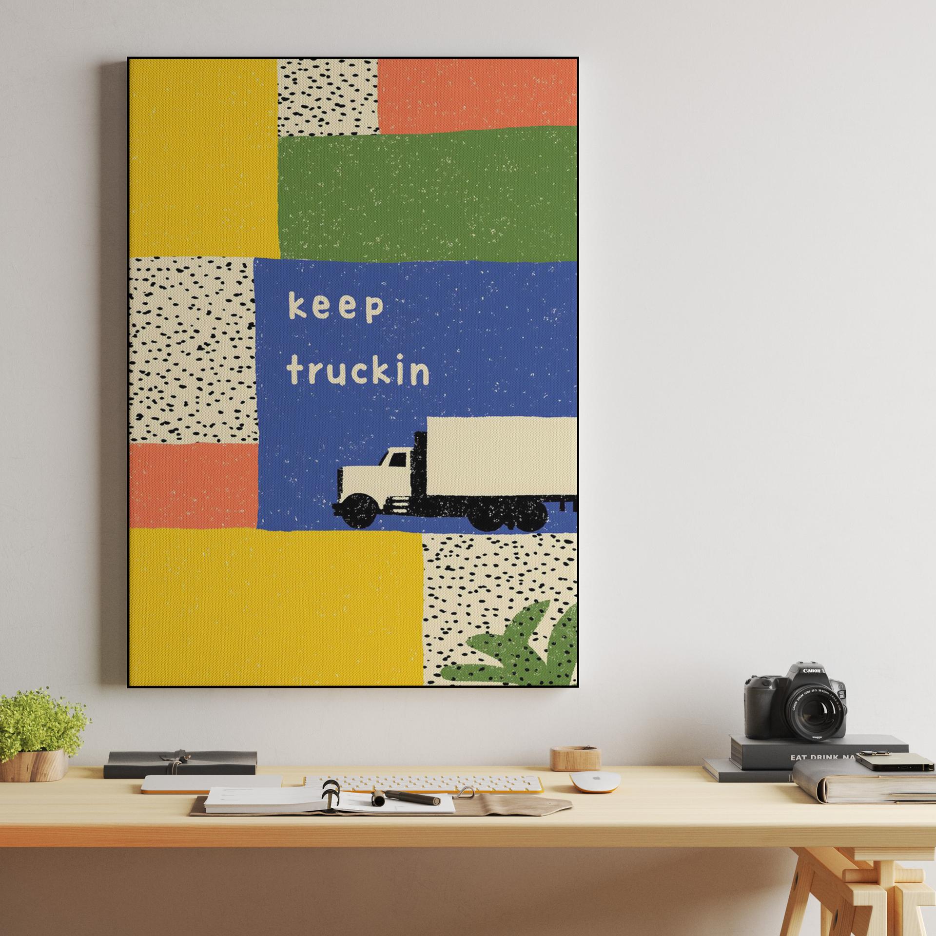 Keep Truckin Collage