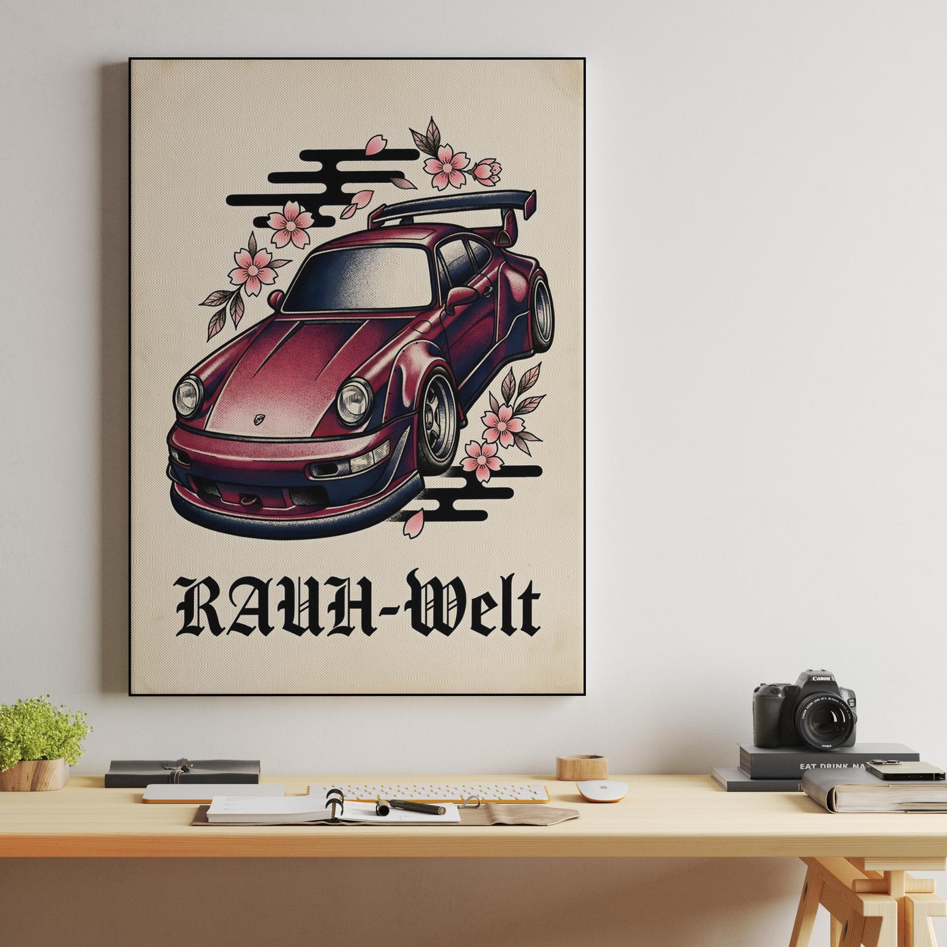 Rauh-Welt Sakura: Neo-Traditional Porsche 964