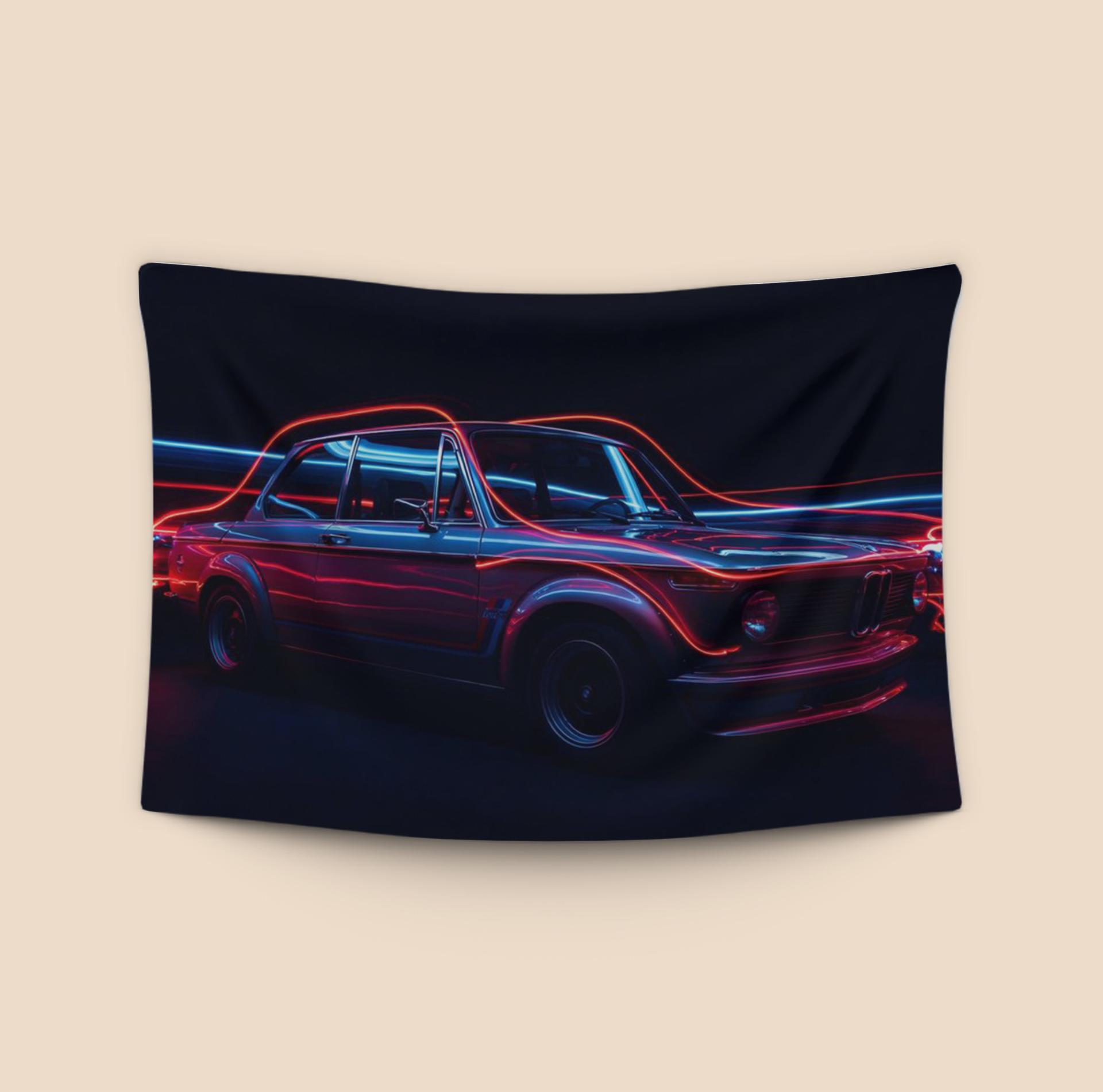 BMW 2002 Light Trails Nocturne