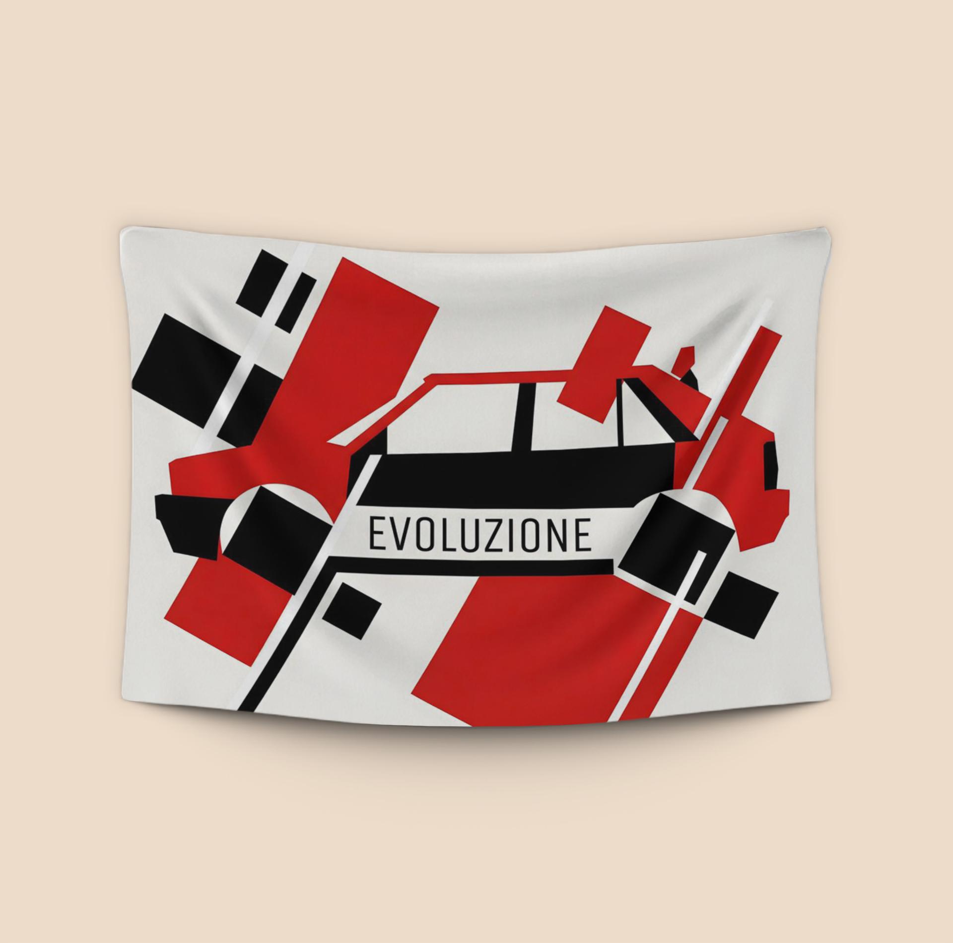 Lancia Delta HF Integrale: Evoluzione Constructivist Art