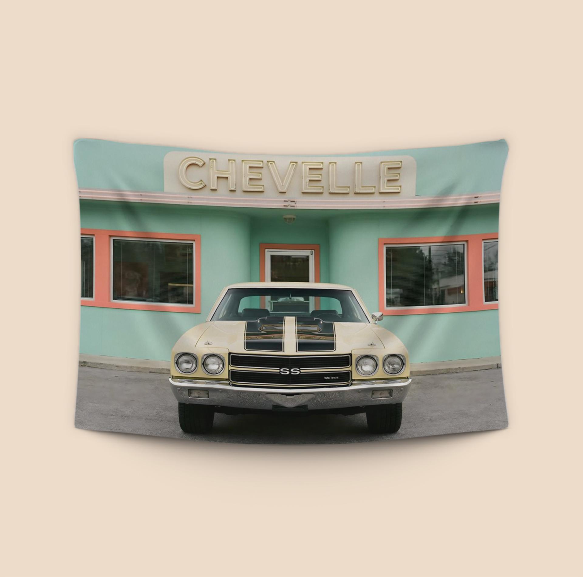 Retro Chevelle: A Study in Teal and Cream
