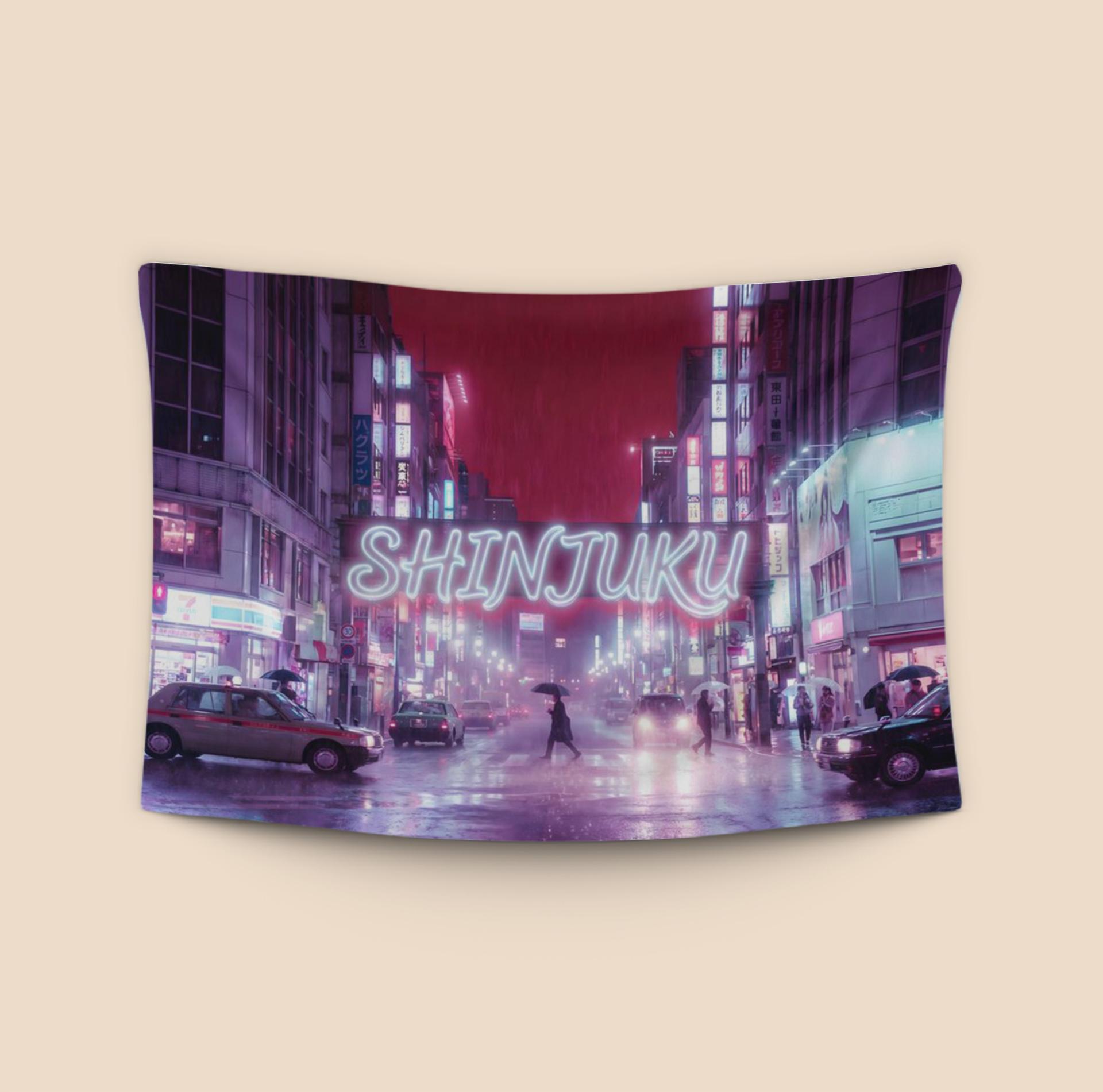 Shinjuku Neon: Midnight Rain in Tokyo