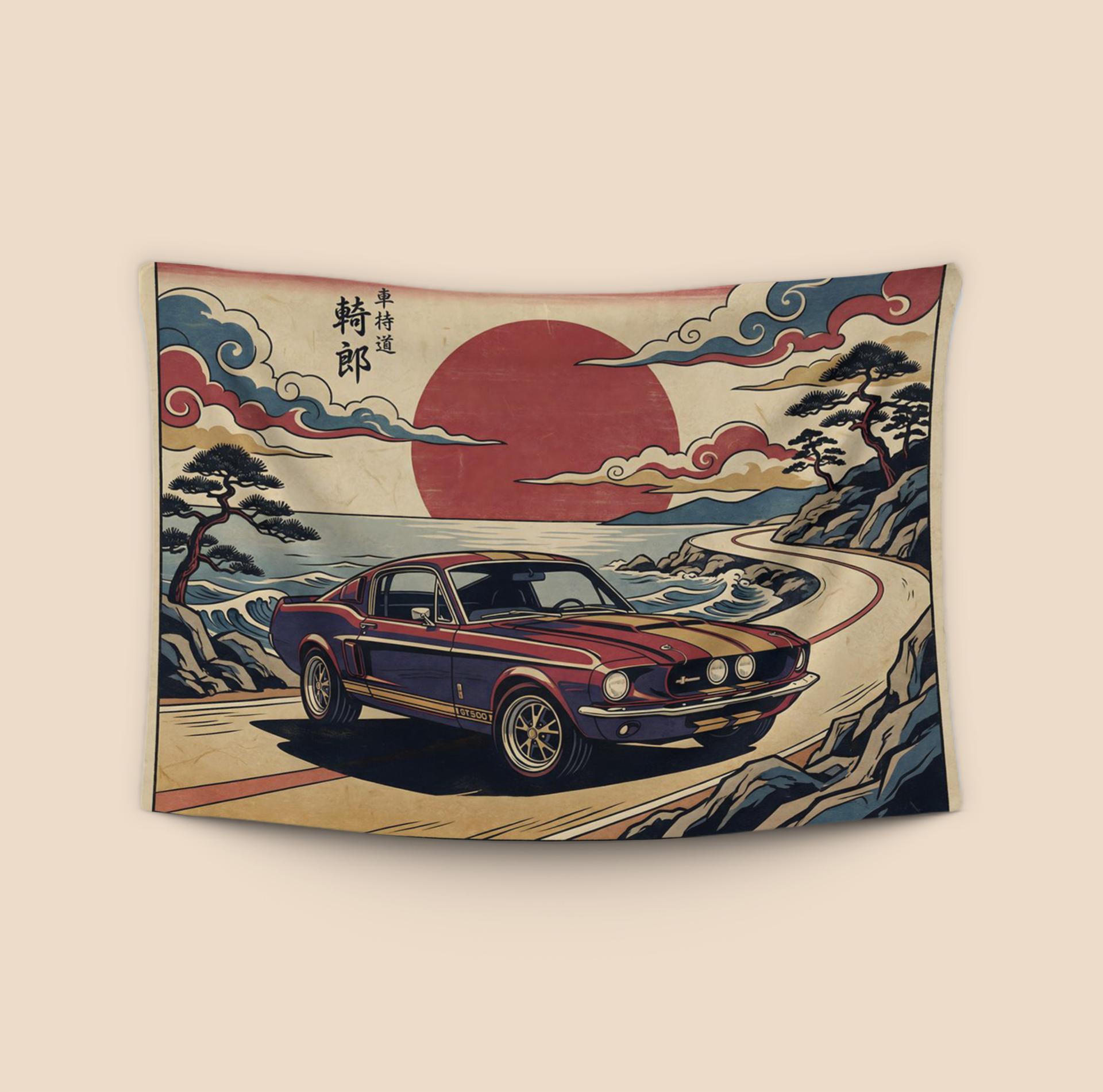 Shelby GT500 Ukiyo-e Rising Sun Drive